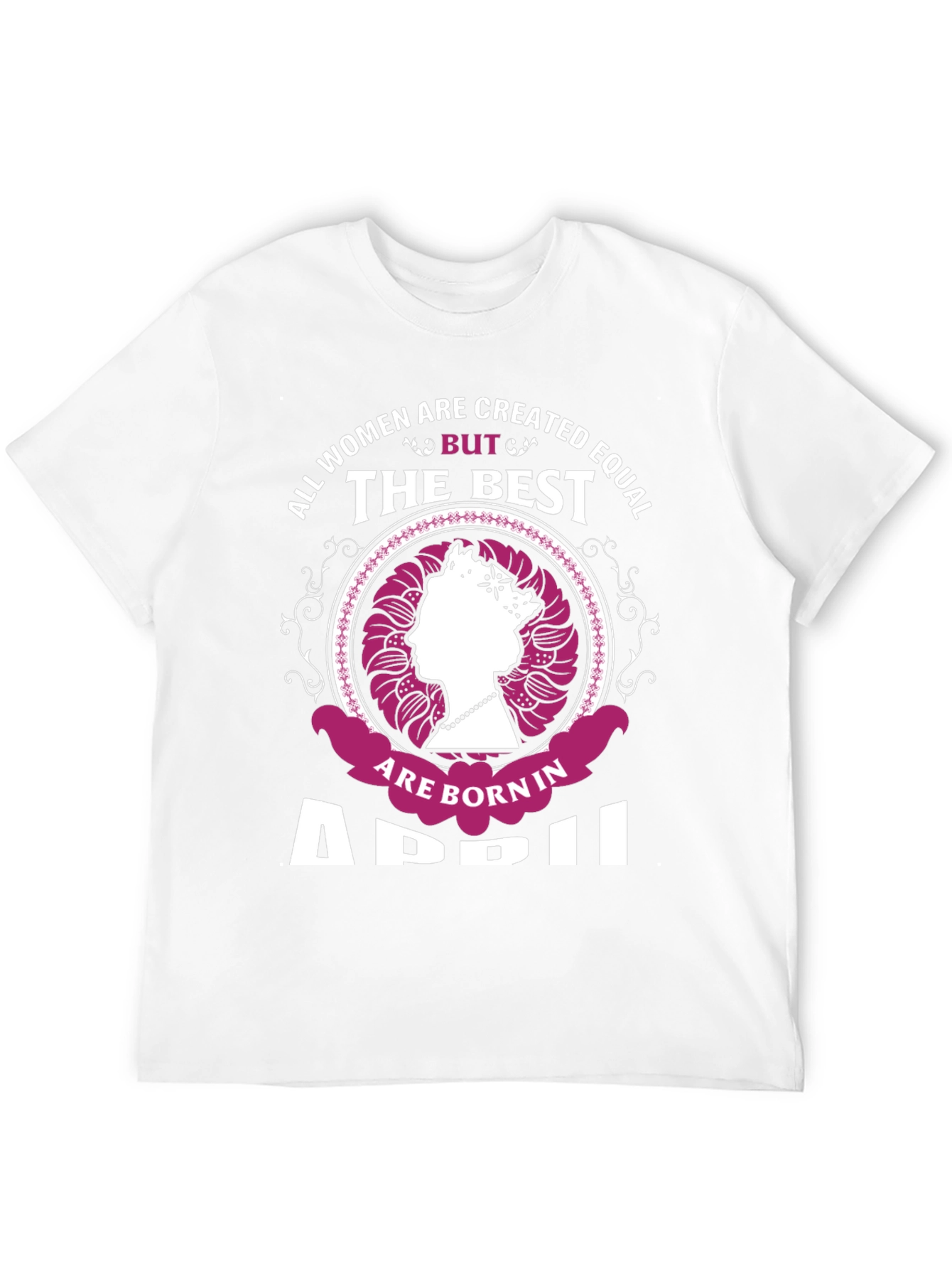 Born in April Womens Graphic Tee