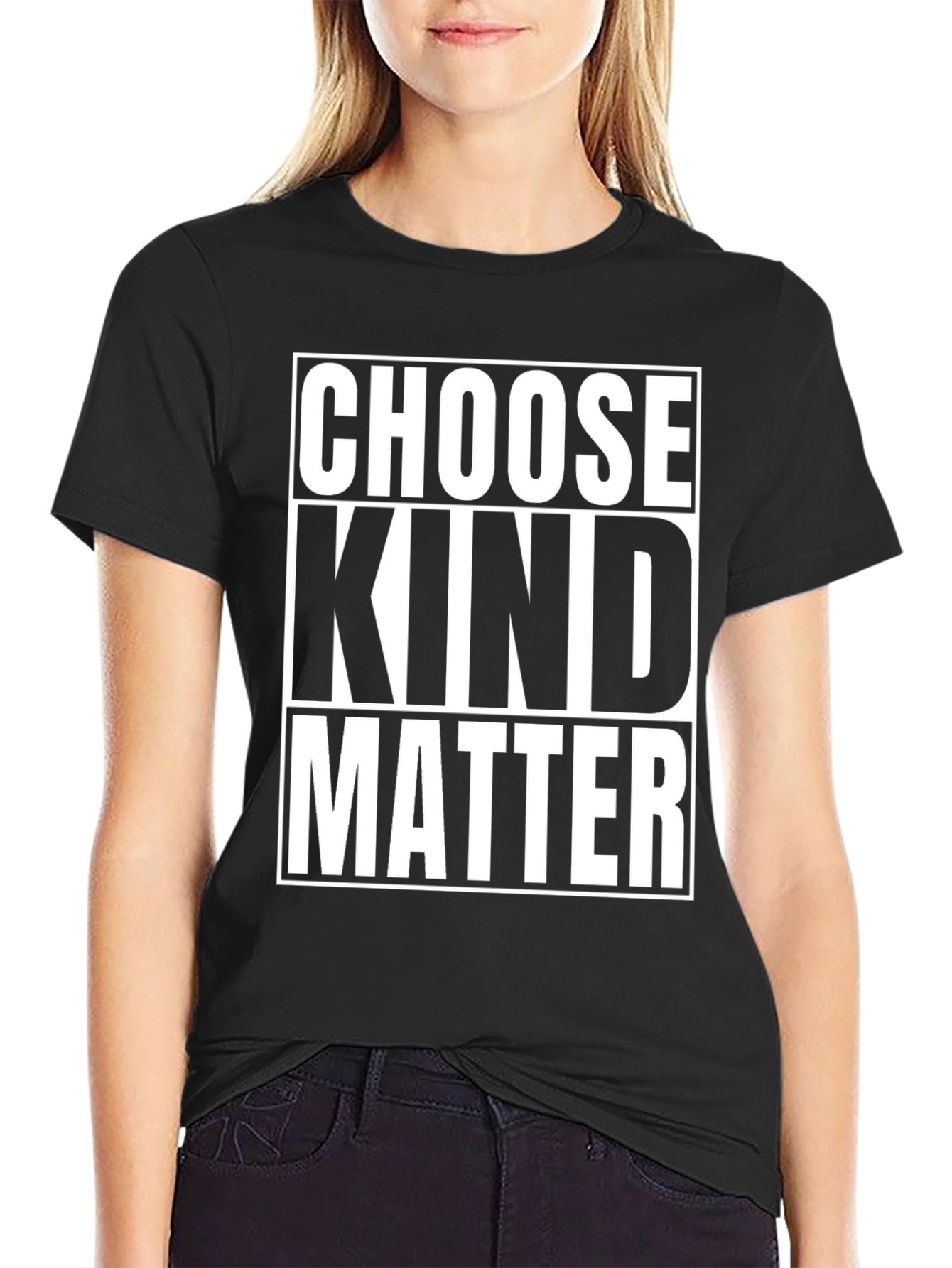 Choose Kind Matter Graphic Tee - Black T-Shirt