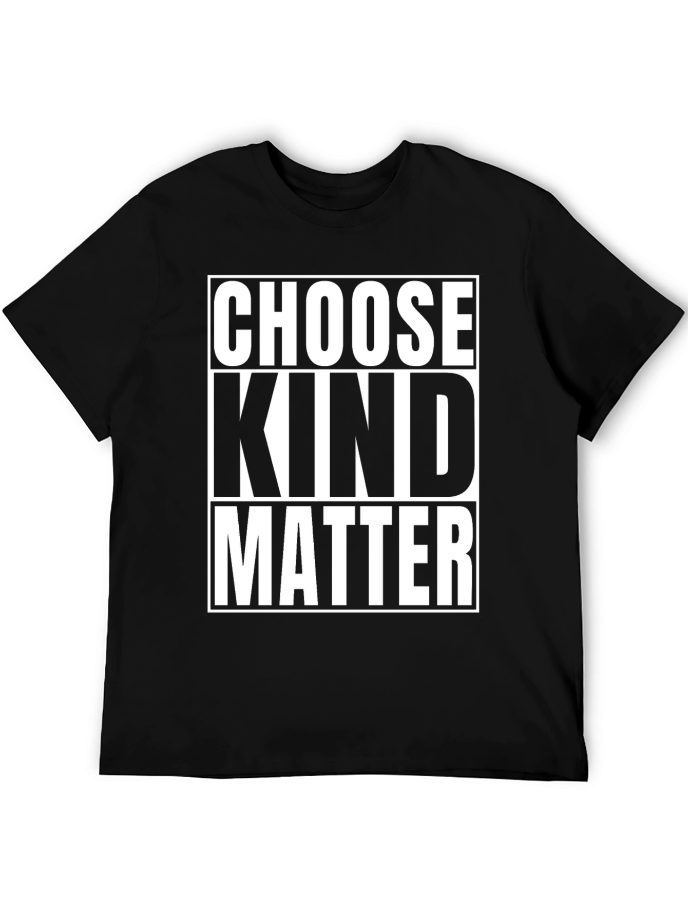 Choose Kind Matter Graphic Tee - Black T-Shirt