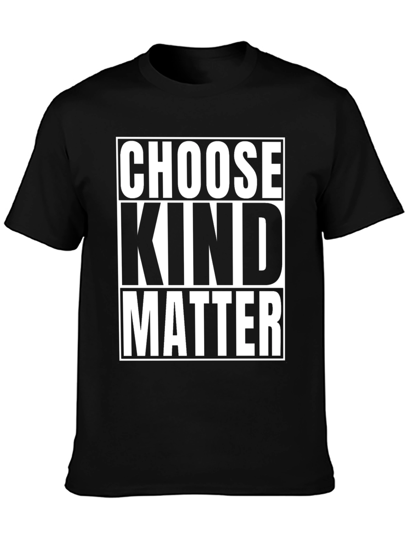 Choose Kind Matter Graphic Tee - Black T-Shirt