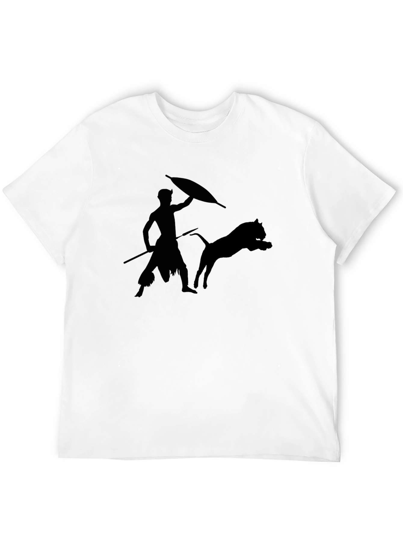 Warrior Silhouette Black T-Shirt