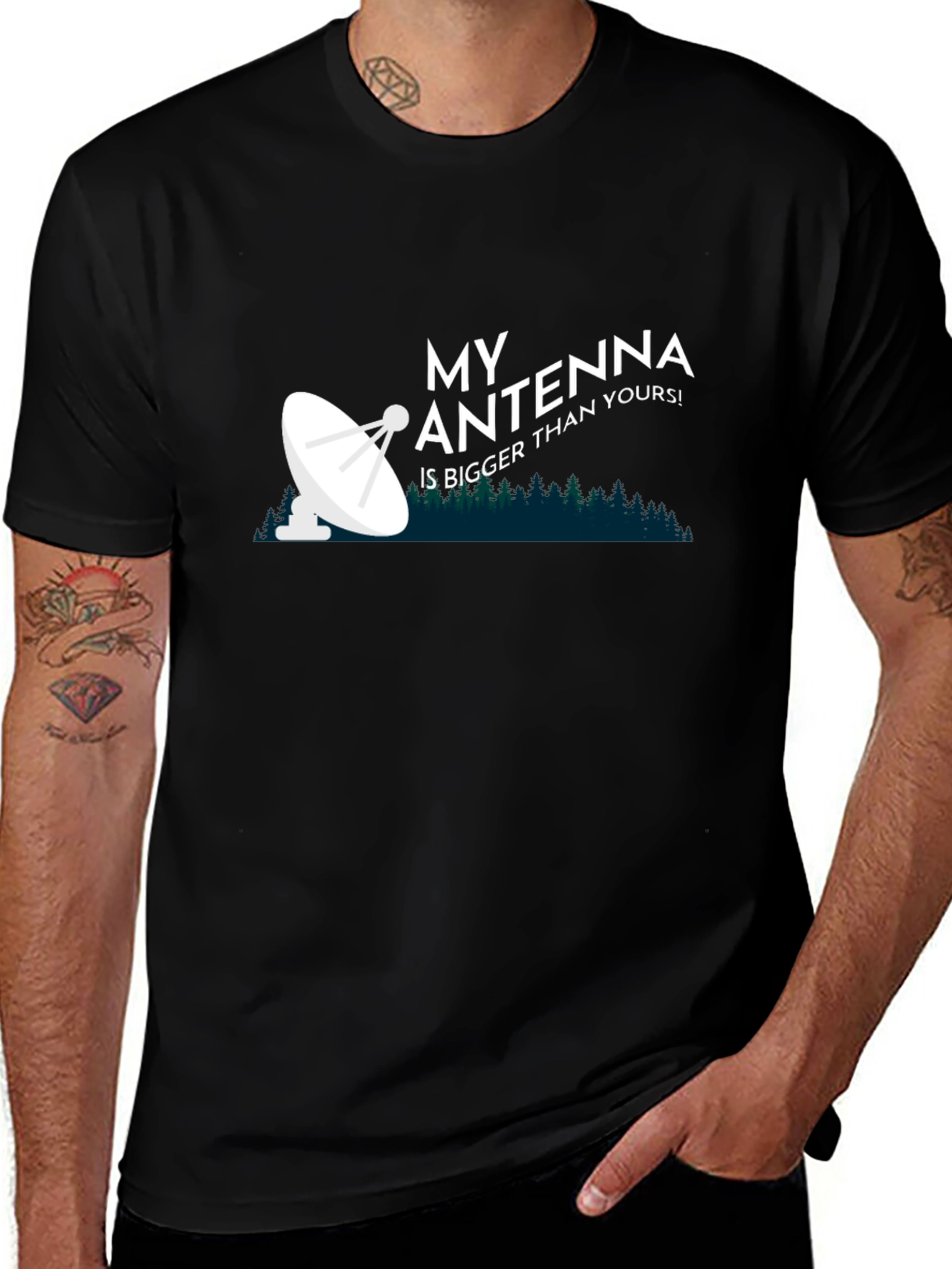 Funny My Antenna Graphic T-Shirt