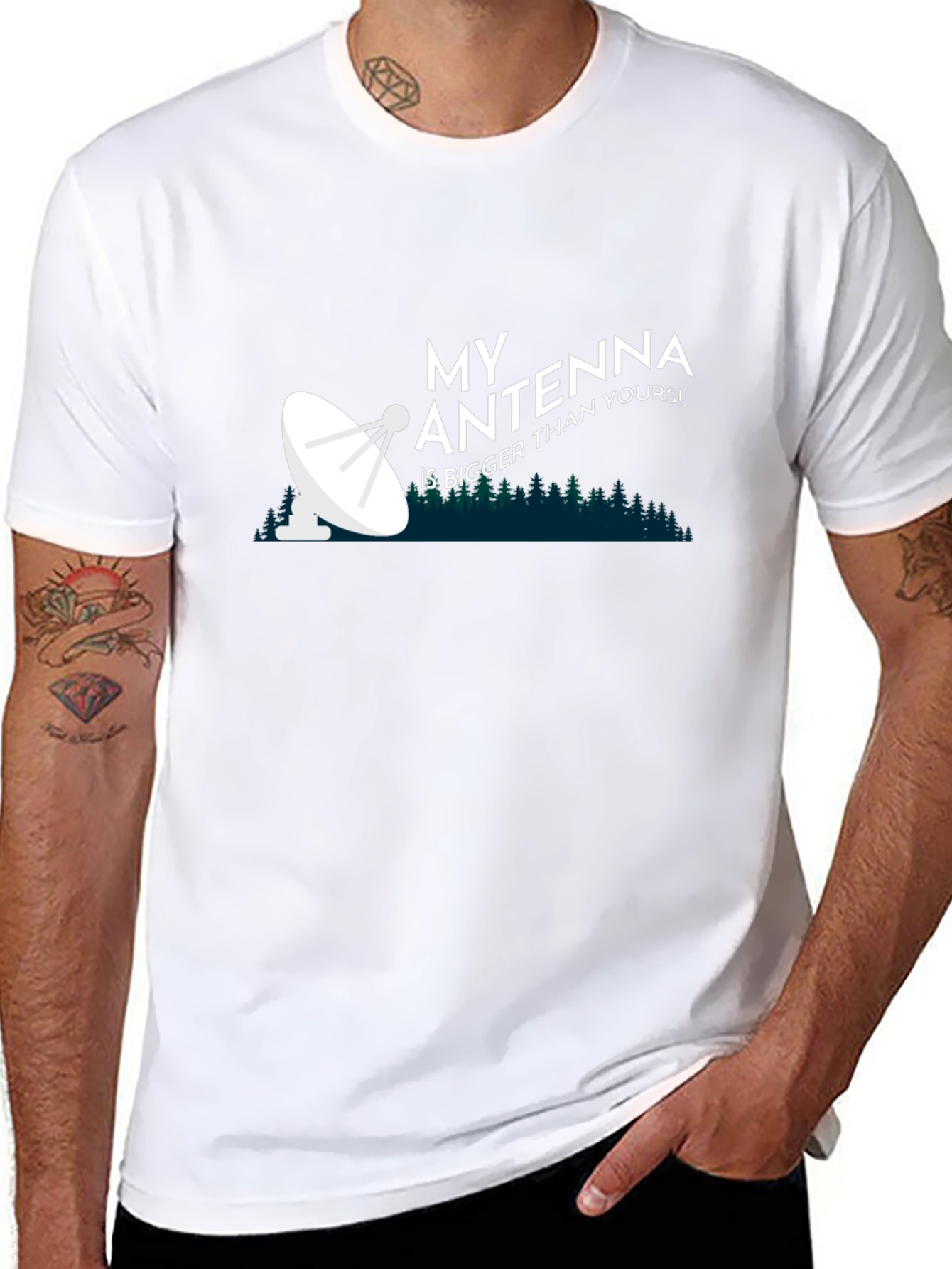 Funny My Antenna Graphic T-Shirt