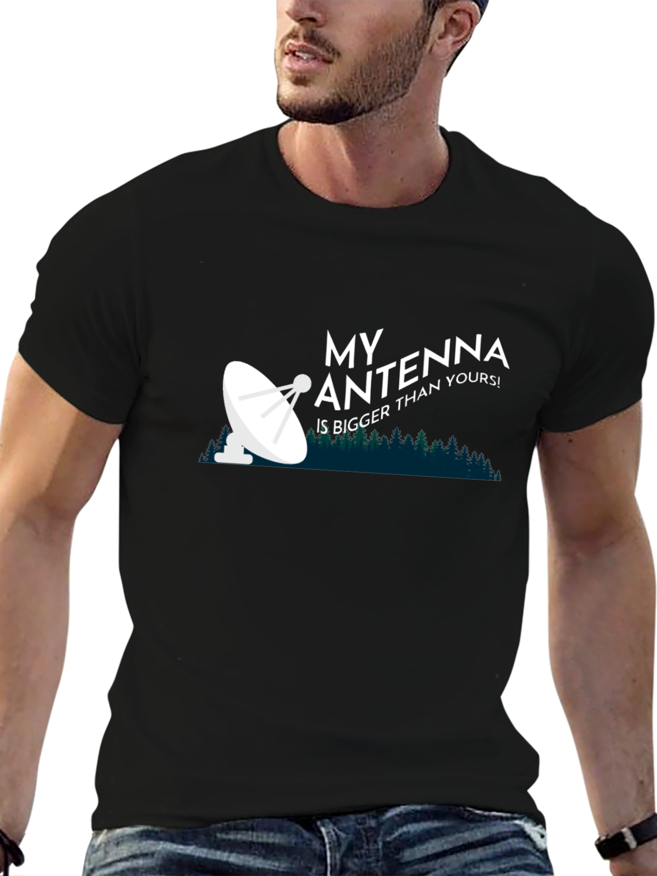 Funny My Antenna Graphic T-Shirt