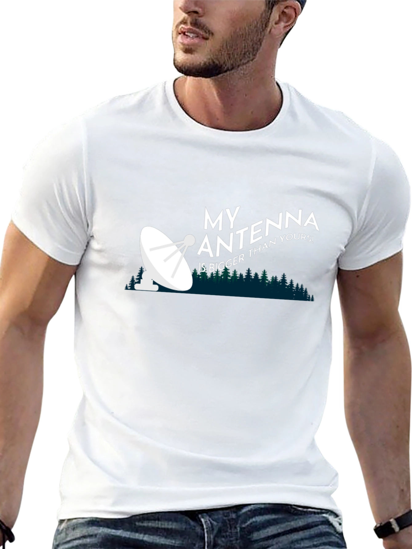 Funny My Antenna Graphic T-Shirt