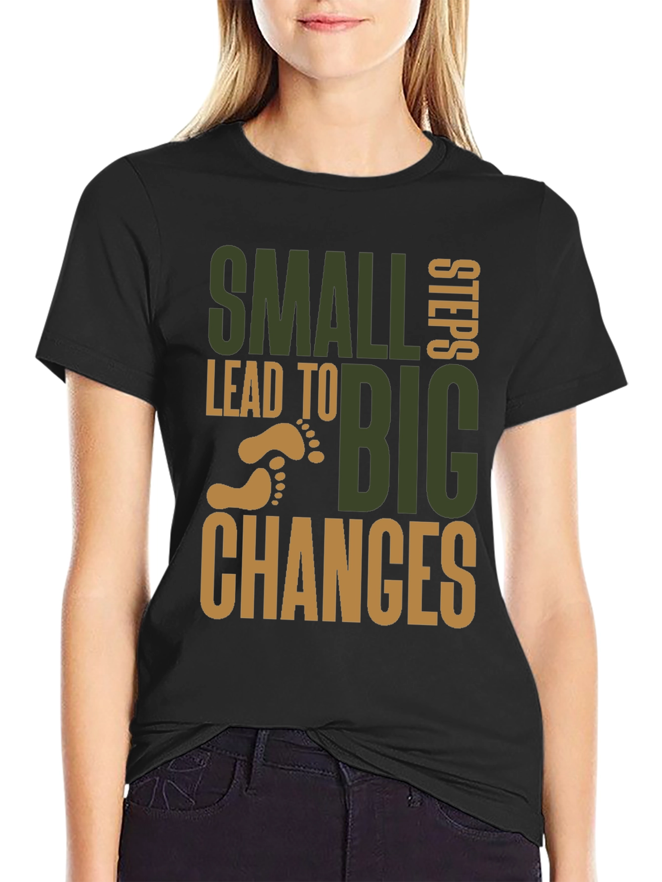 Small Steps Big Changes Graphic Tee