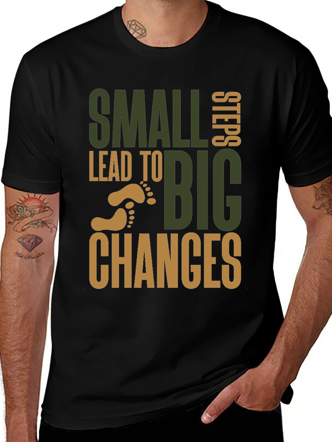 Small Steps Big Changes Graphic Tee