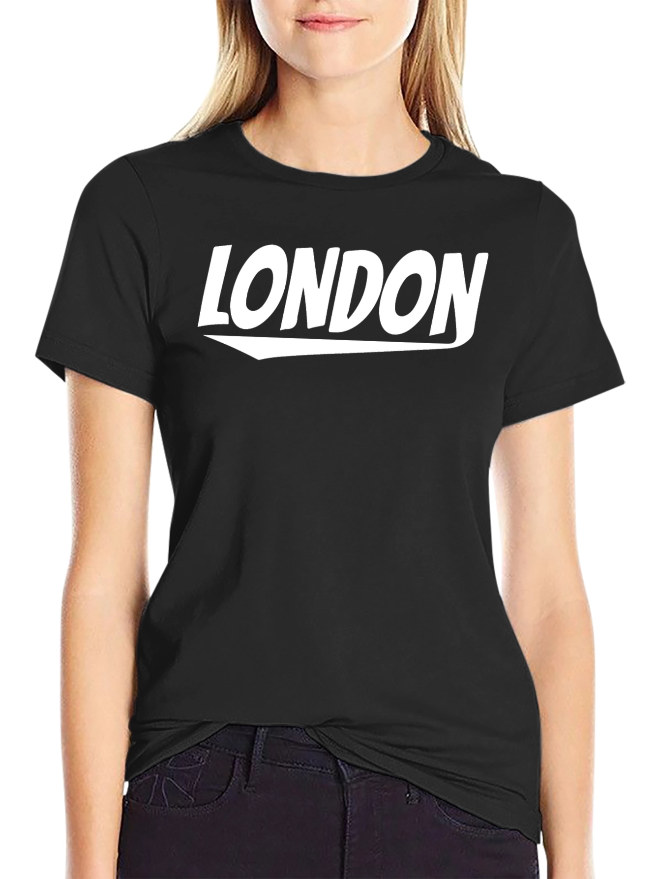 London Graphic Tee - Stylish Black T-Shirt