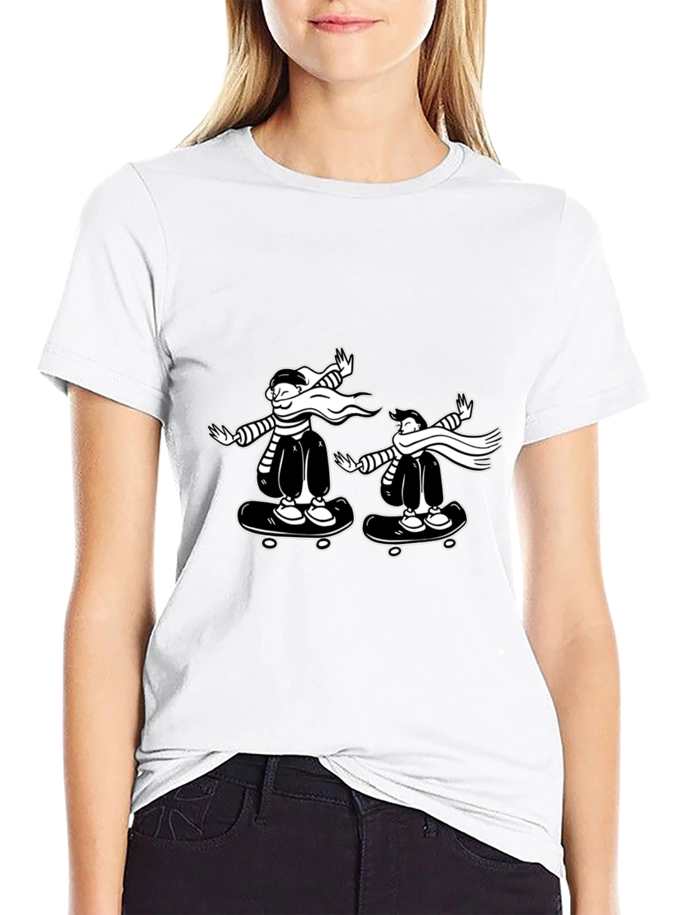 Cool Skater Duo Graphic Tee