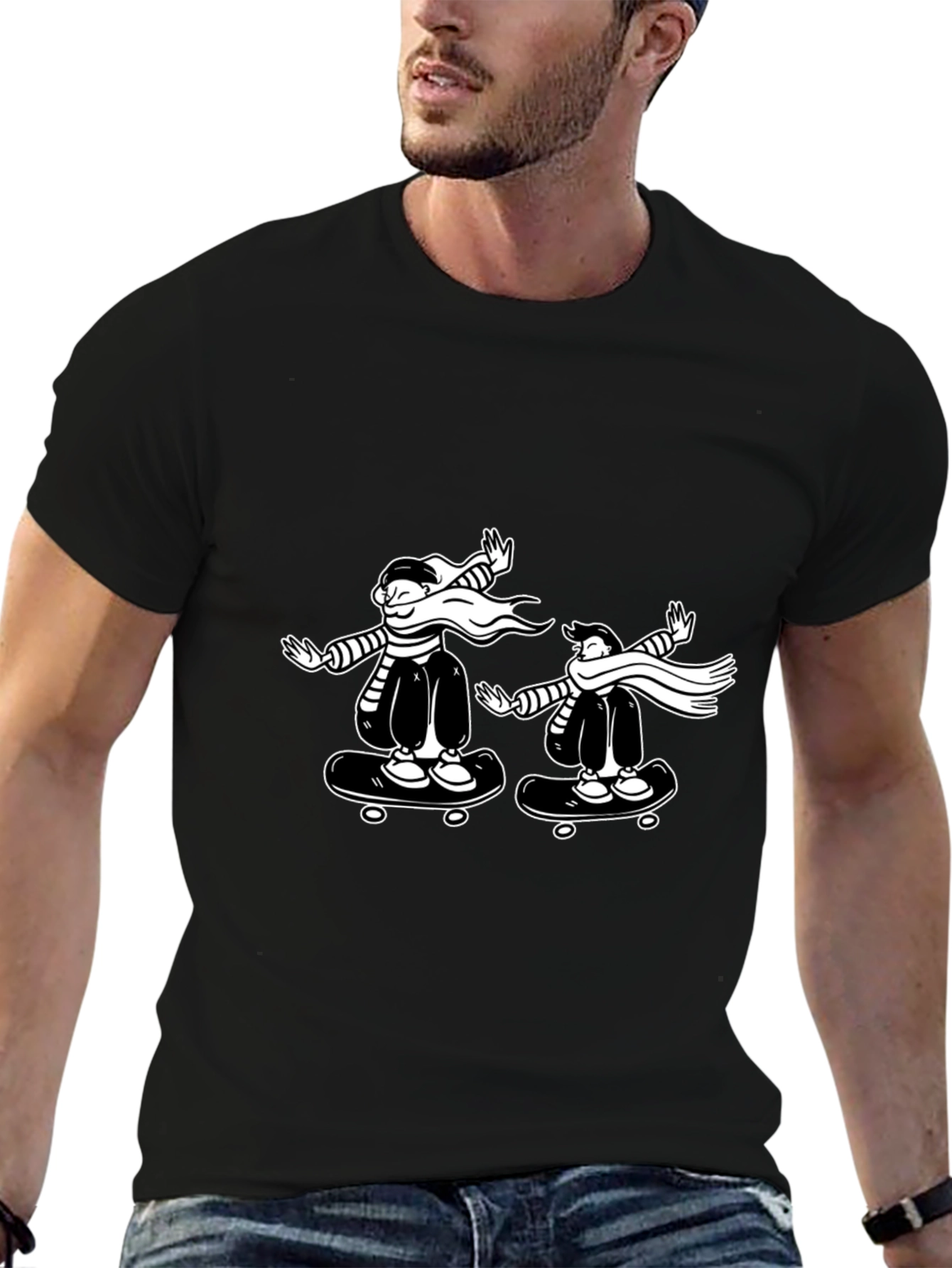 Cool Skater Duo Graphic Tee