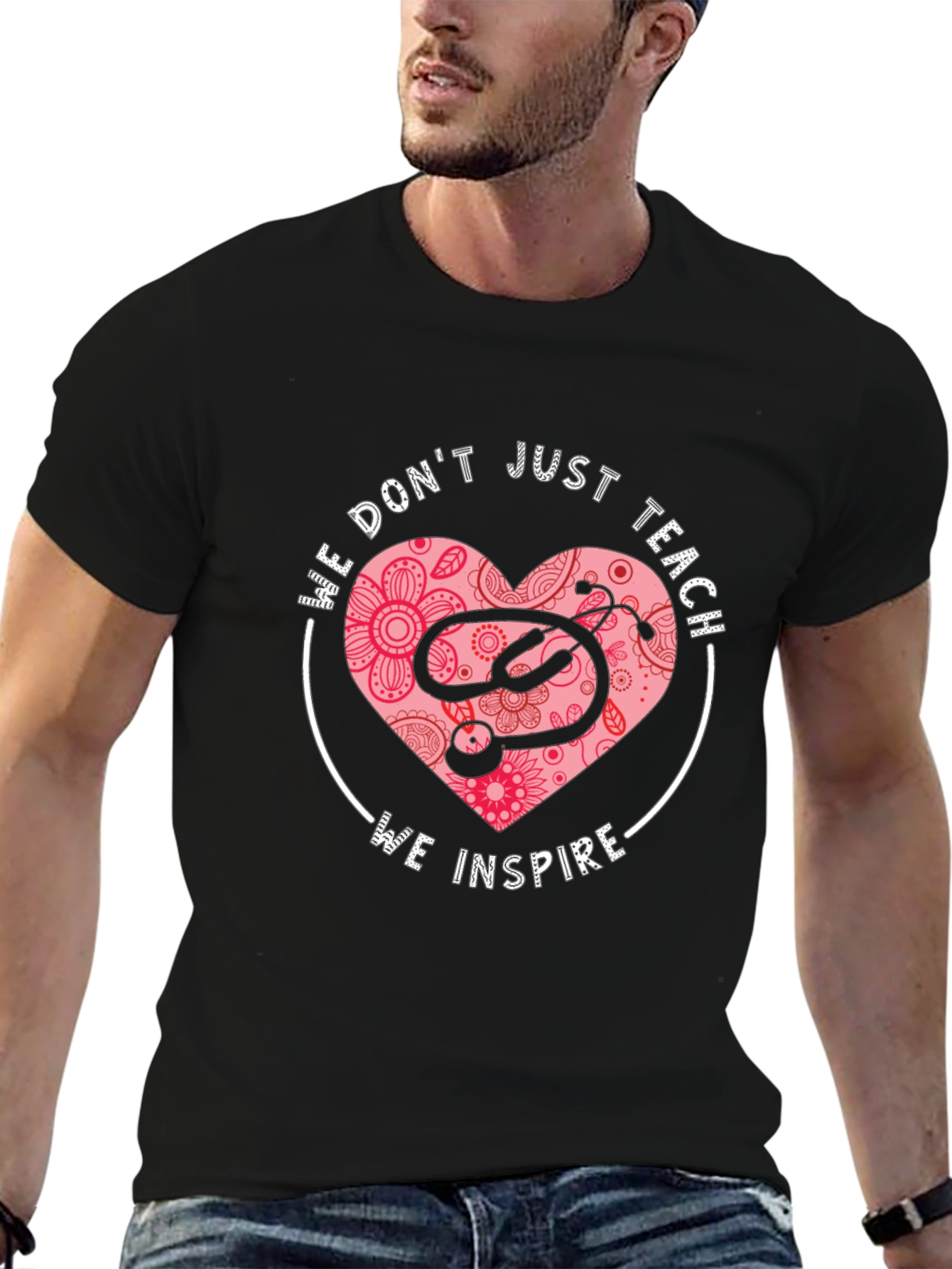Teacher Inspiration Heart T-Shirt