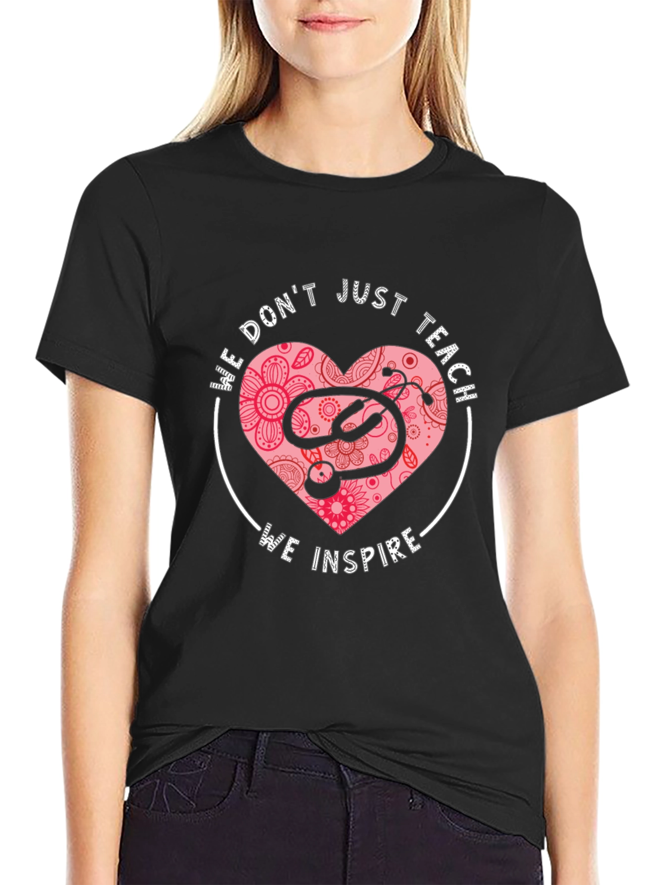 Teacher Inspiration Heart T-Shirt