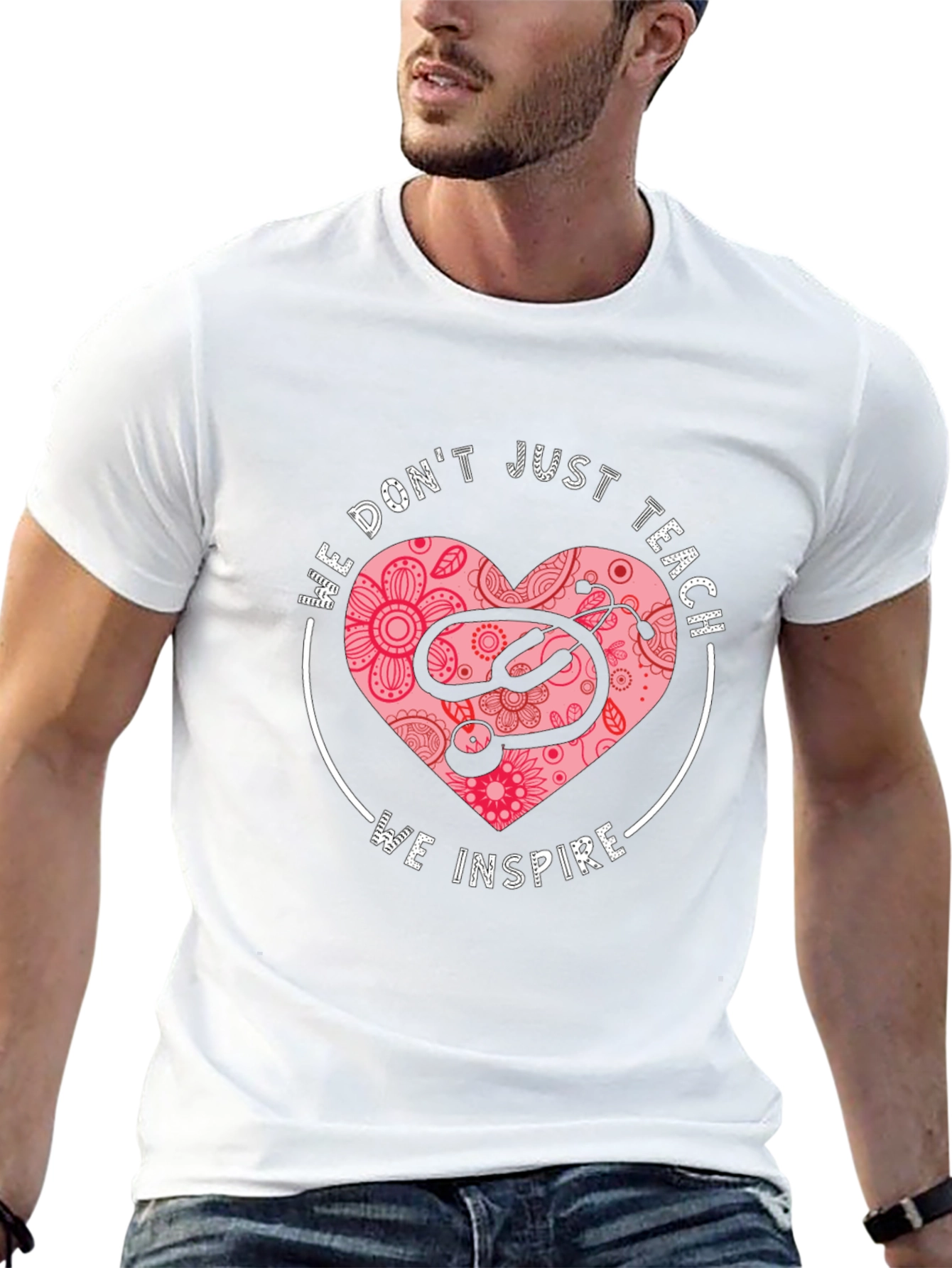 Teacher Inspiration Heart T-Shirt