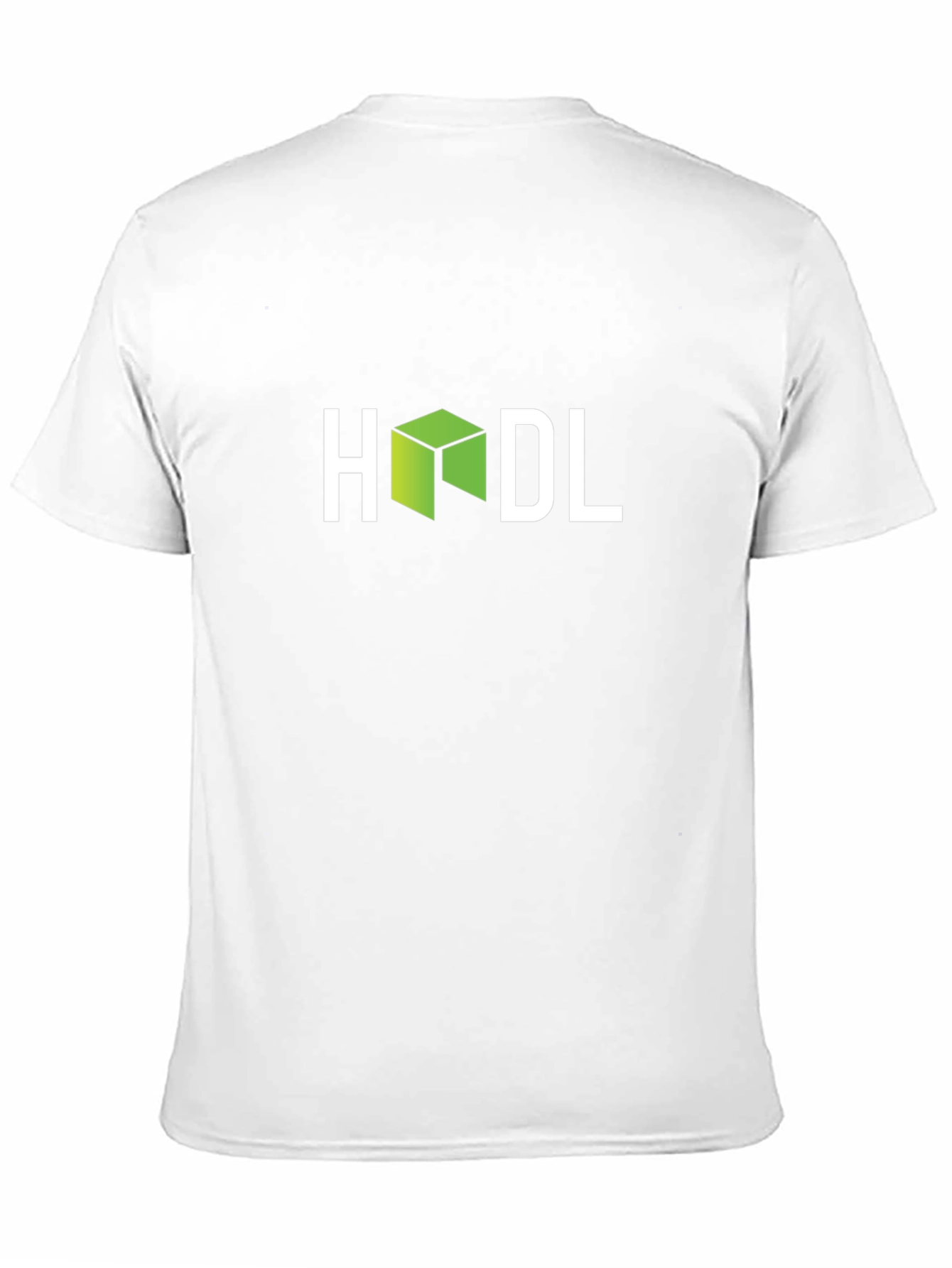 HODL Crypto T-Shirt - Green Cube Design