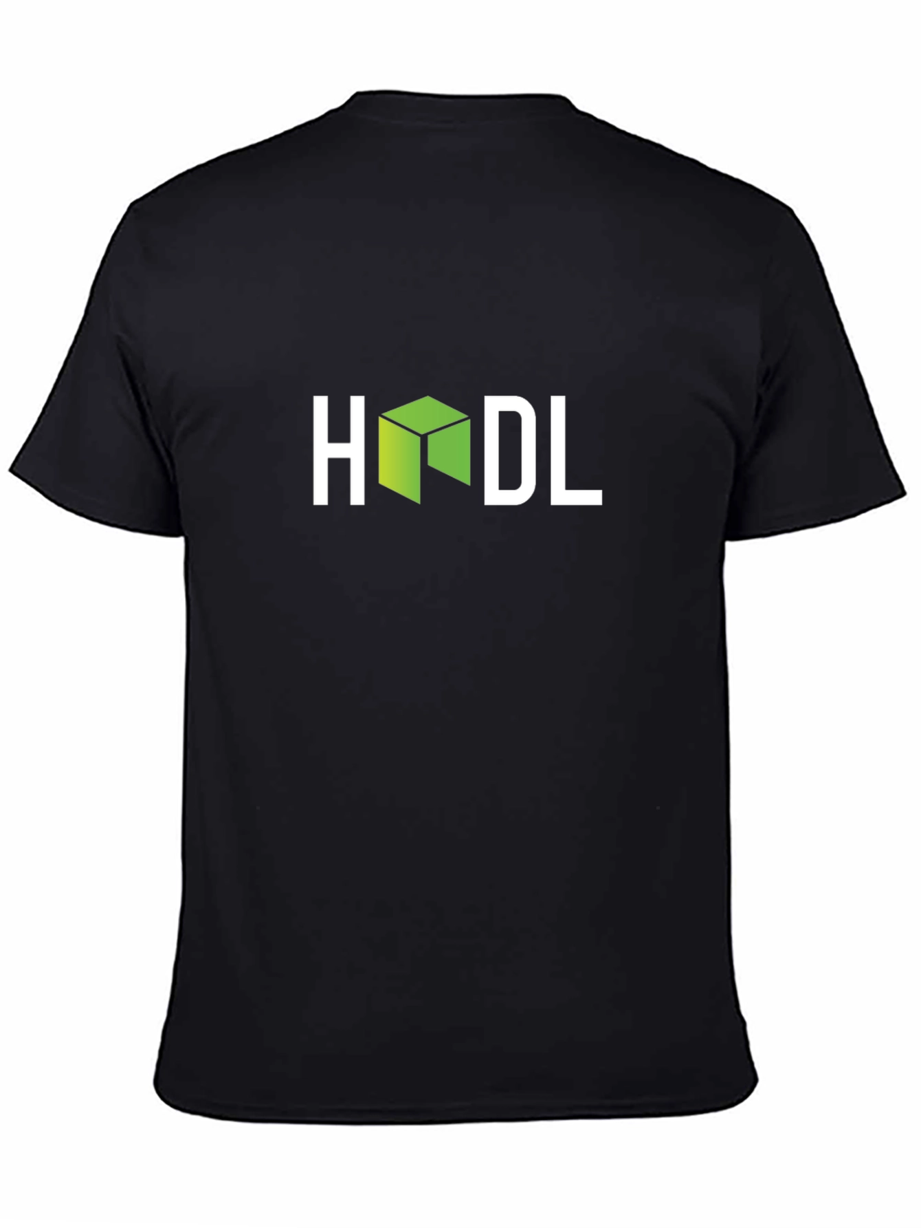 HODL Crypto T-Shirt - Green Cube Design