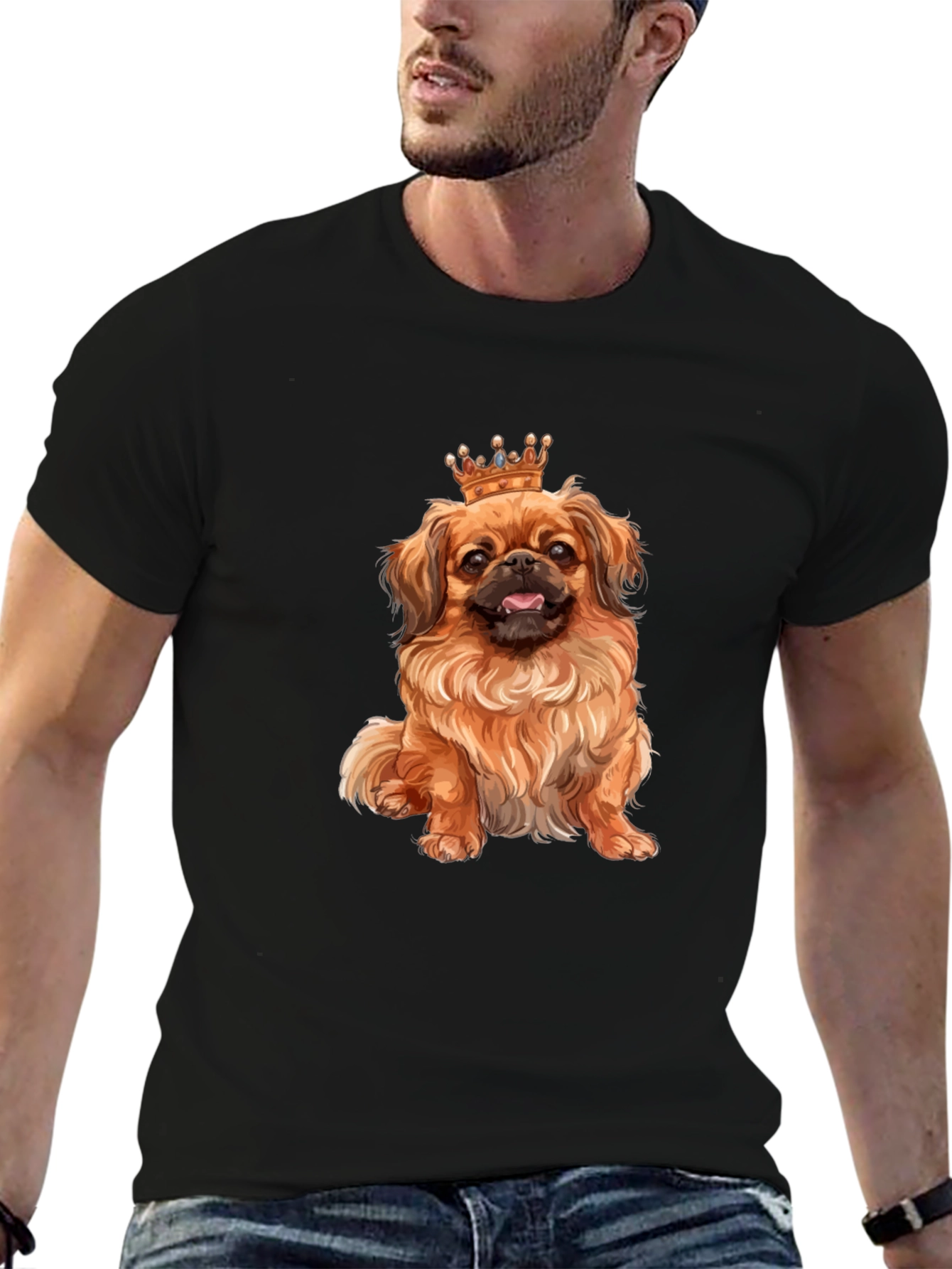King Dog T-Shirt - Cute Pet Lover Tee