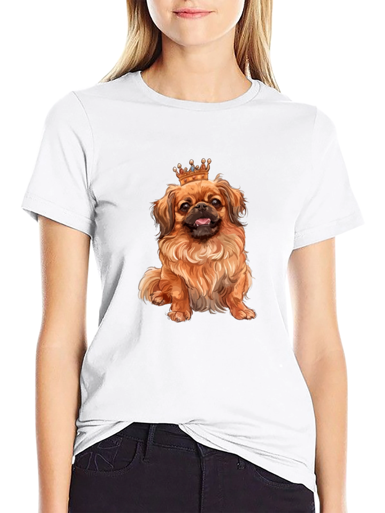 King Dog T-Shirt - Cute Pet Lover Tee