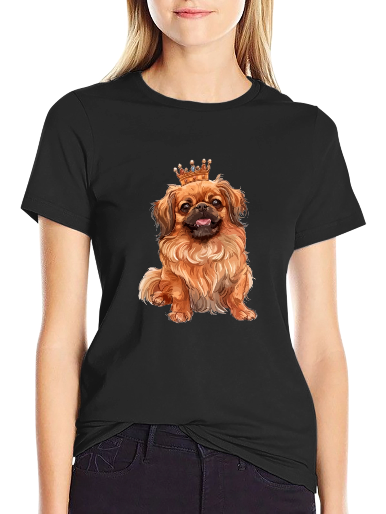 King Dog T-Shirt - Cute Pet Lover Tee