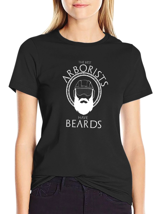 Arborists with Beards Black T-Shirt