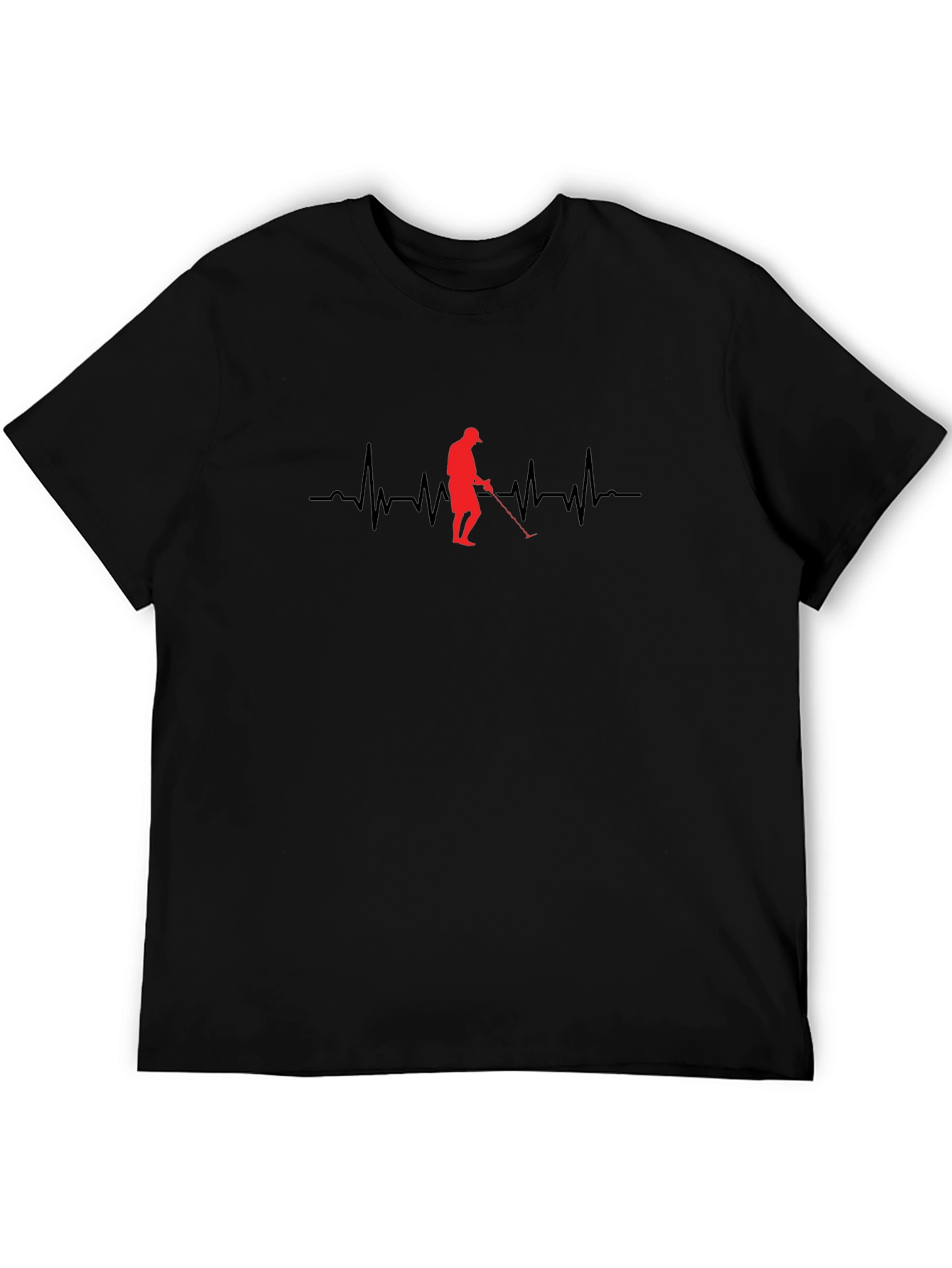 Heartbeat Golfer Graphic Tee
