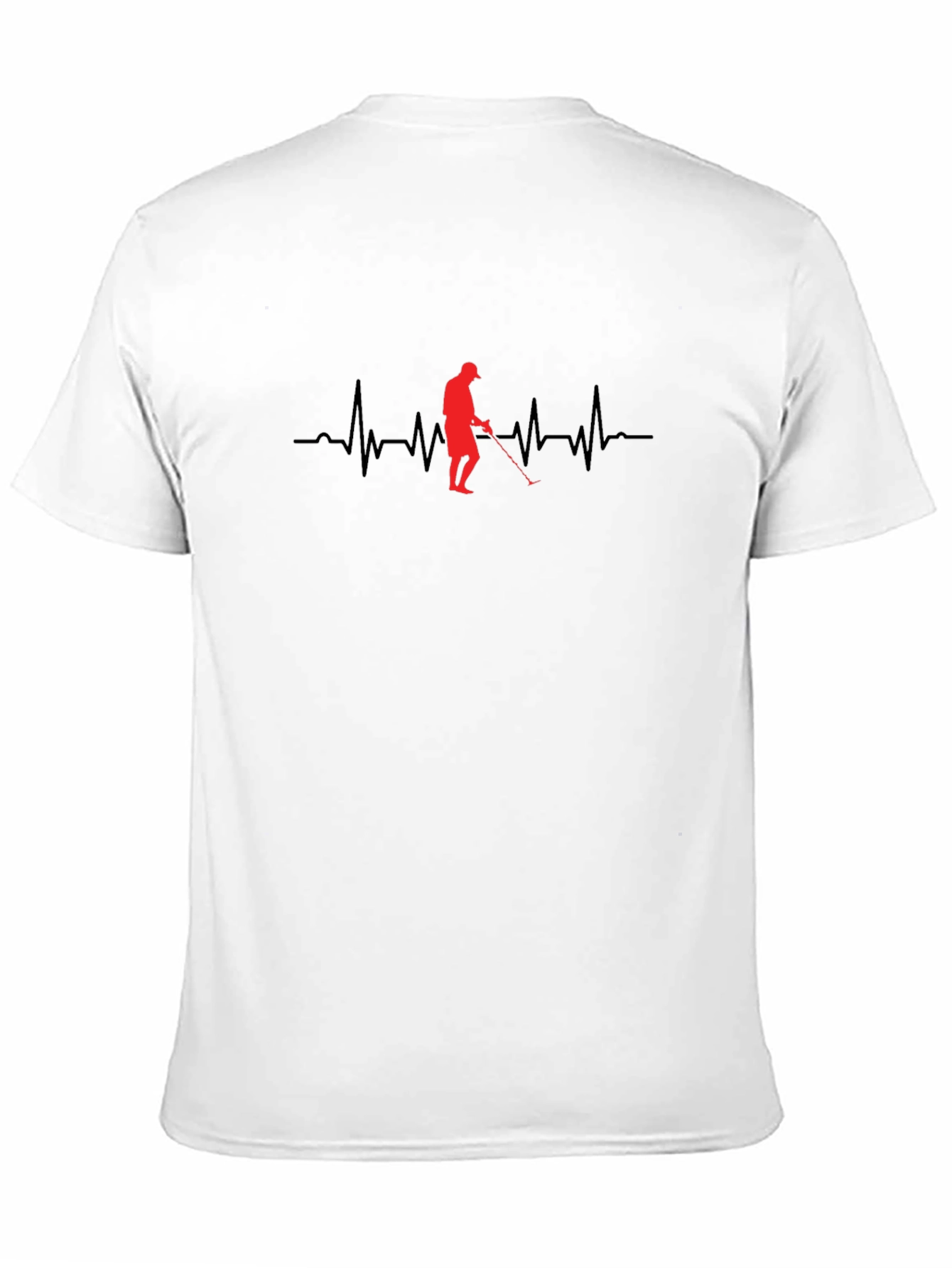 Heartbeat Golfer Graphic Tee