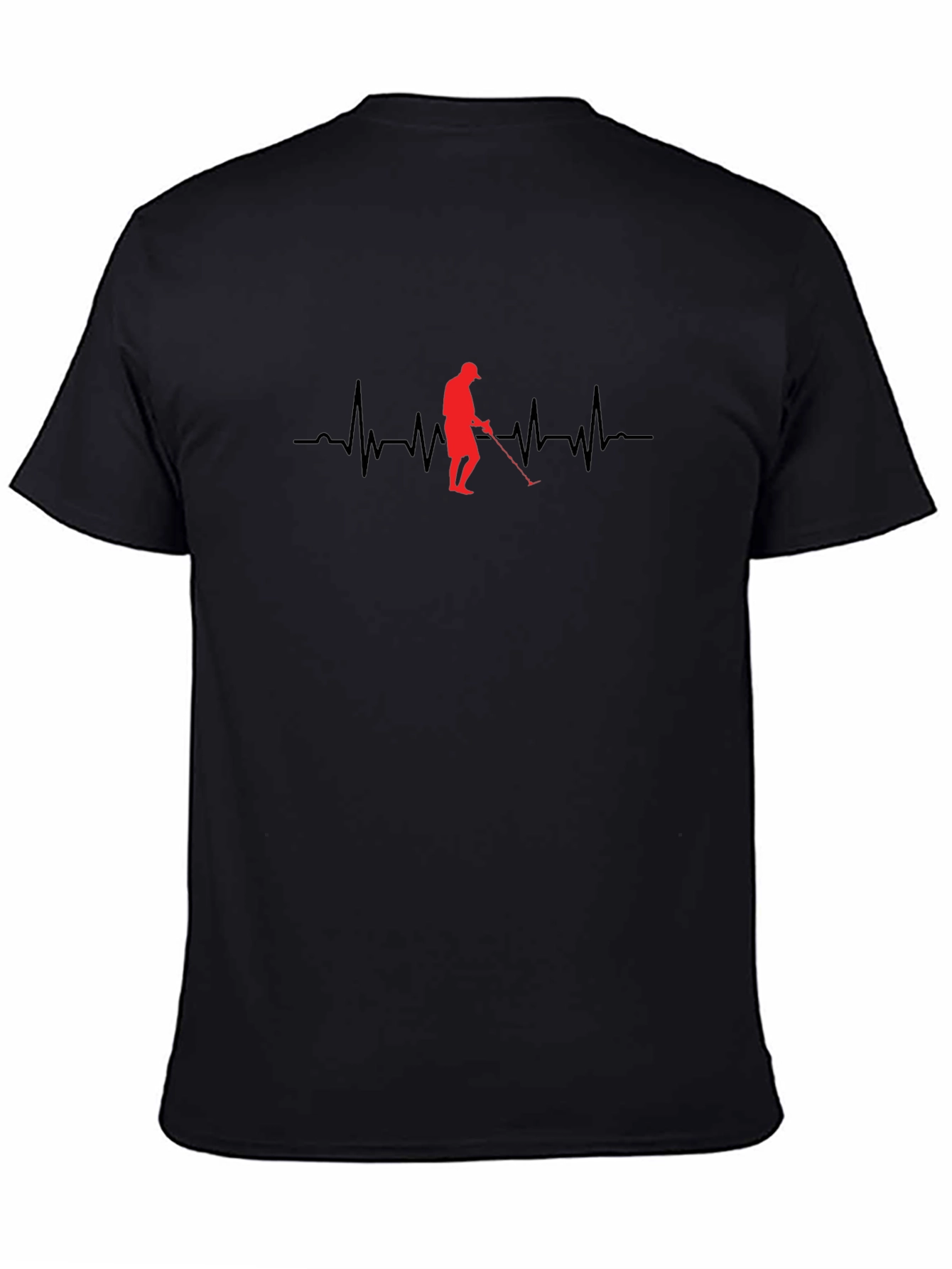 Heartbeat Golfer Graphic Tee
