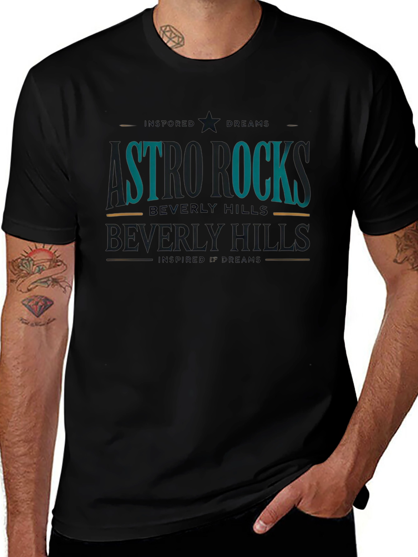 Astro Rocks Beverly Hills Graphic T-Shirt