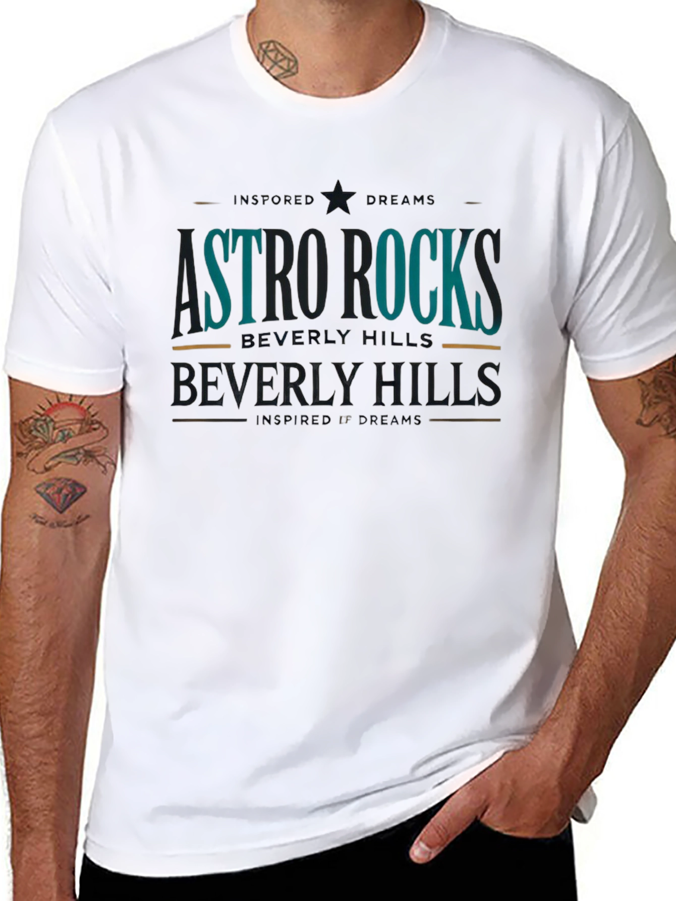 Astro Rocks Beverly Hills Graphic T-Shirt