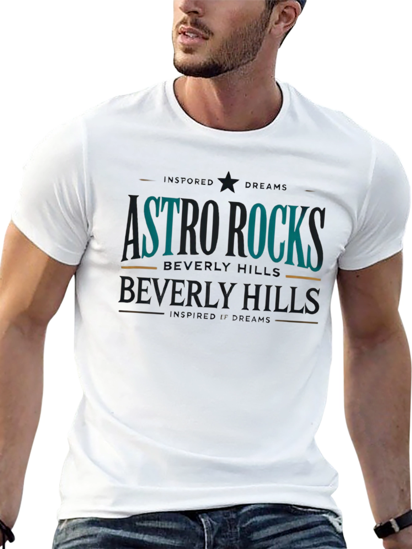 Astro Rocks Beverly Hills Graphic T-Shirt