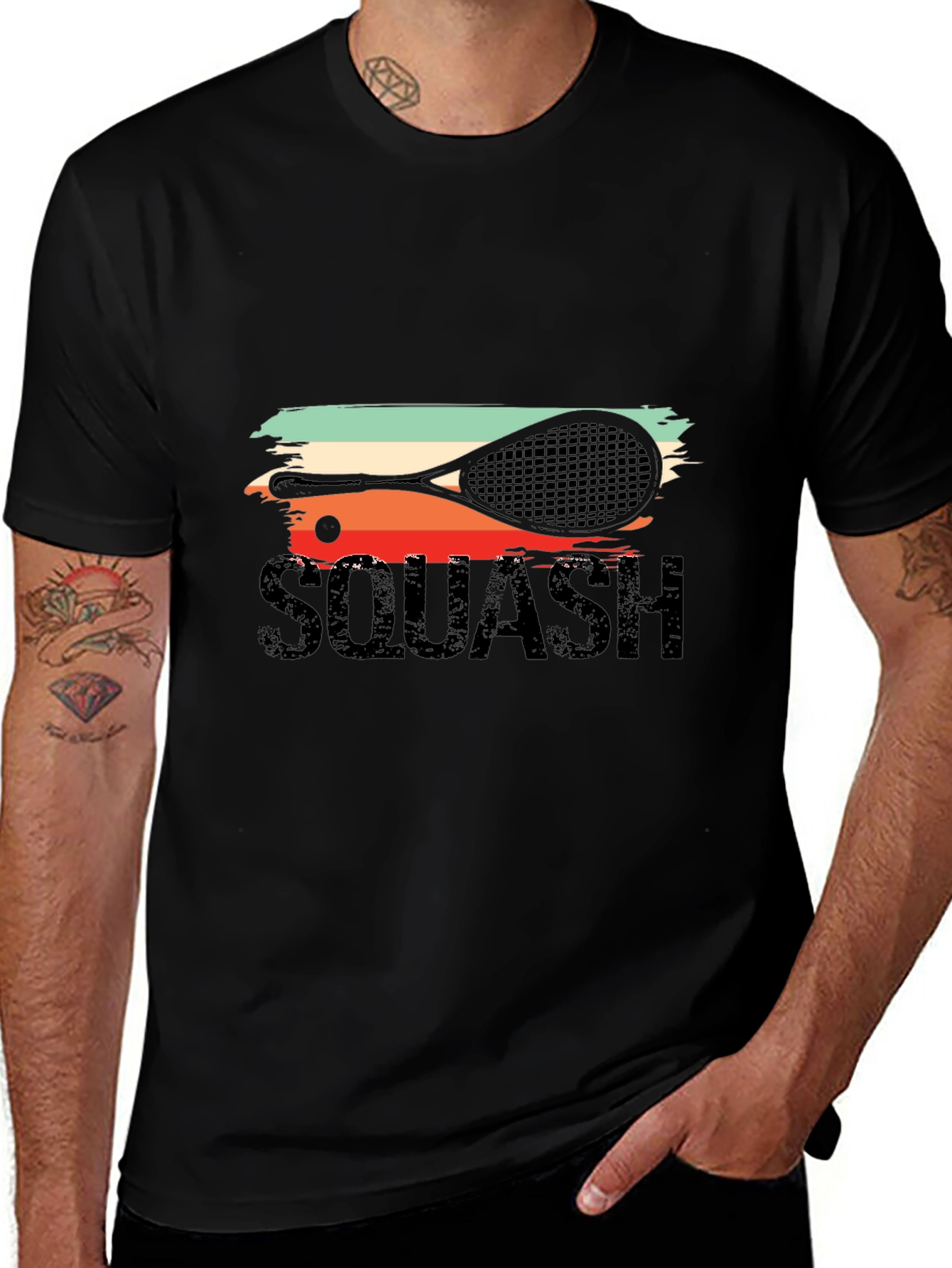 Squash Retro Graphic T-Shirt