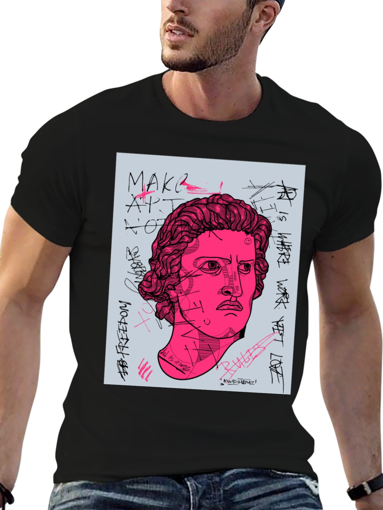 Modern Art Graphic T-Shirt