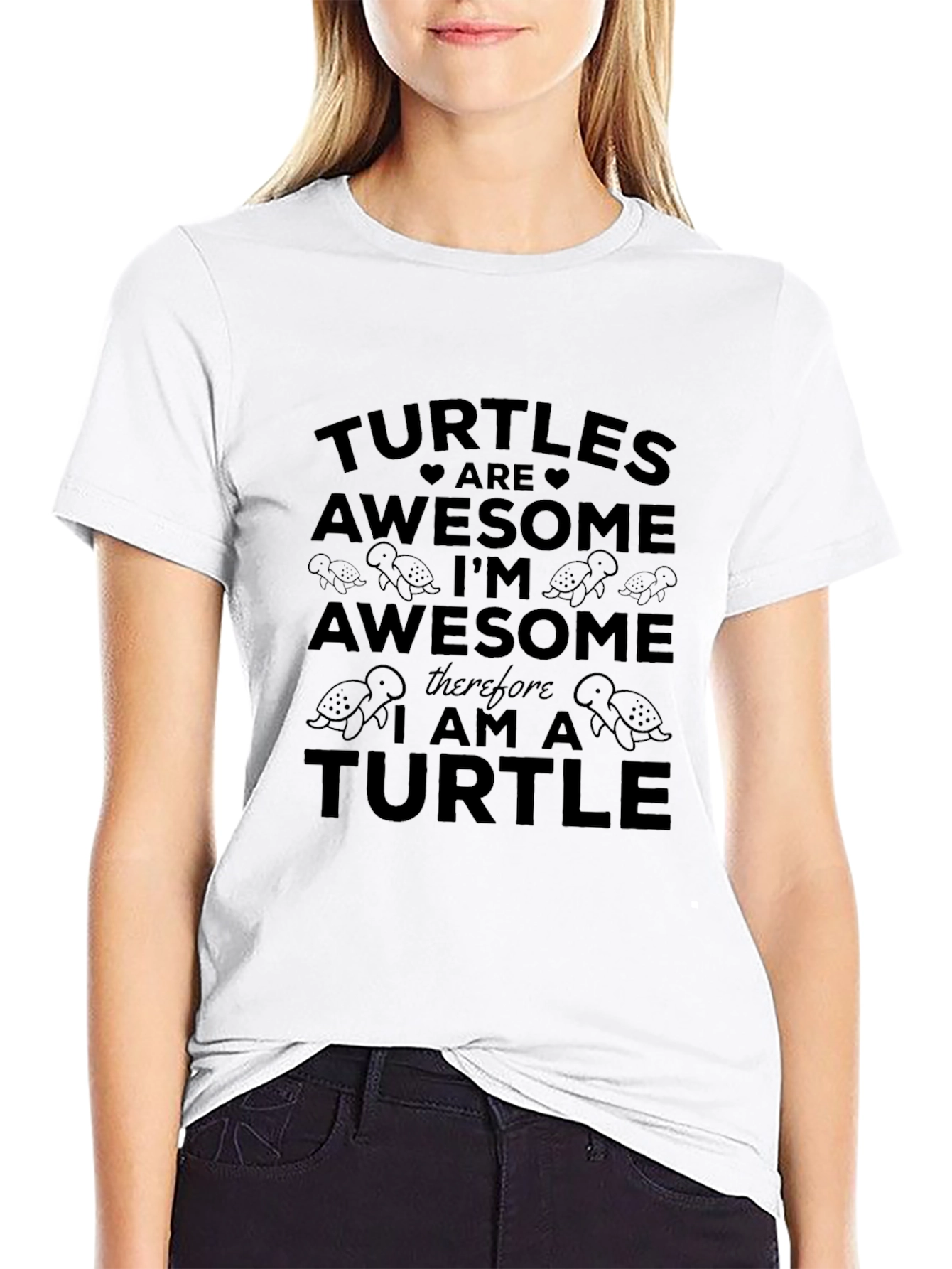 Turtles Are Awesome Graphic T-Shirt