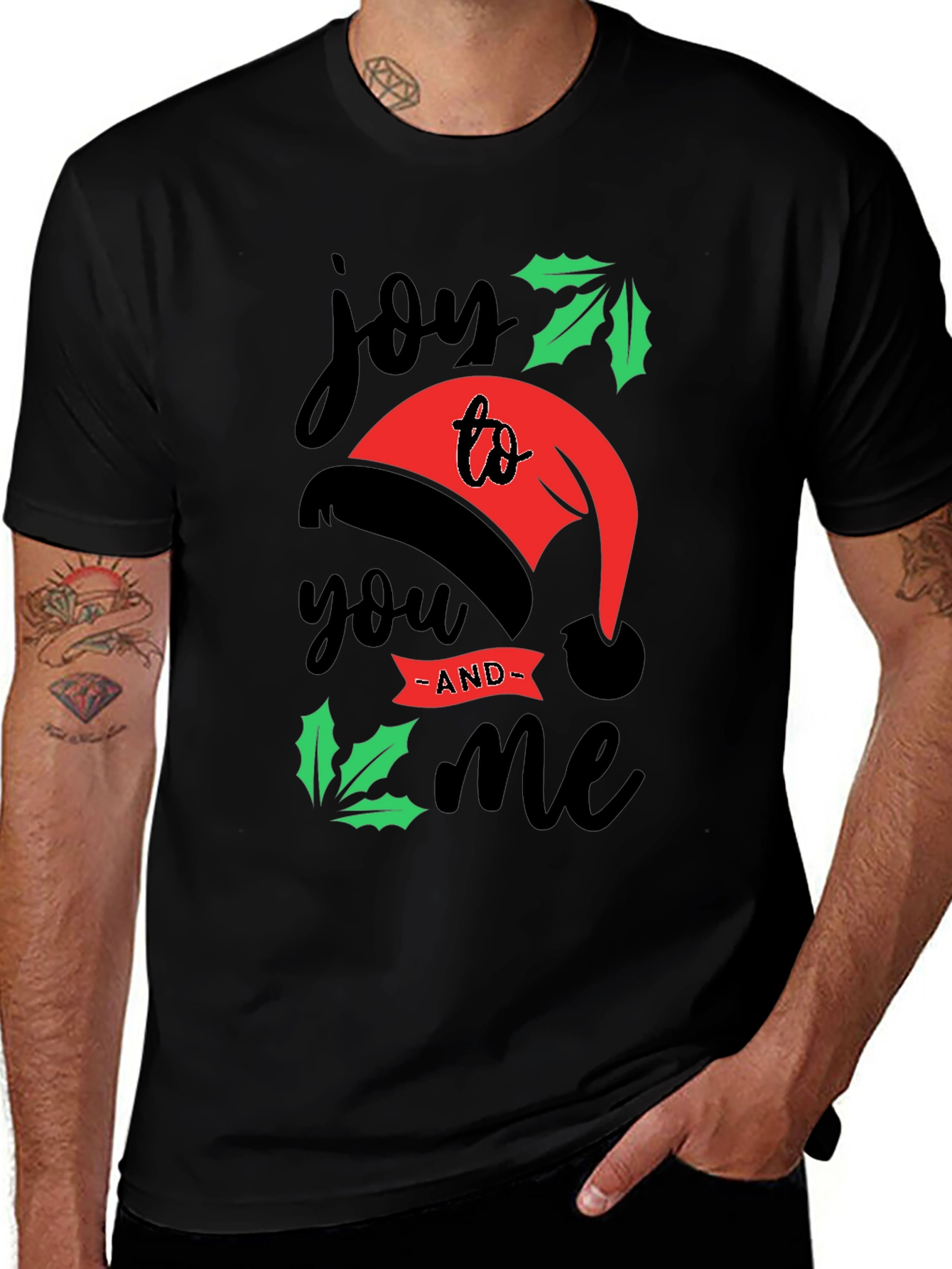Joy To You And Me Christmas Graphic Tee