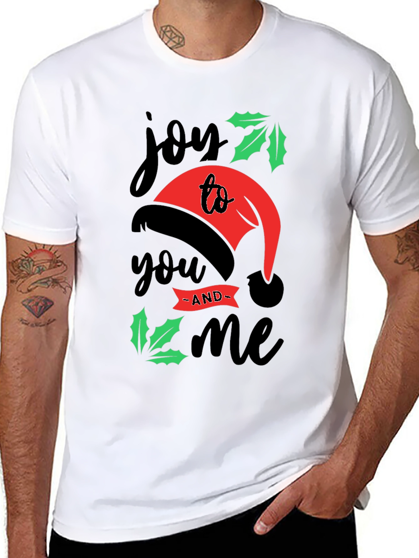 Joy To You And Me Christmas Graphic Tee