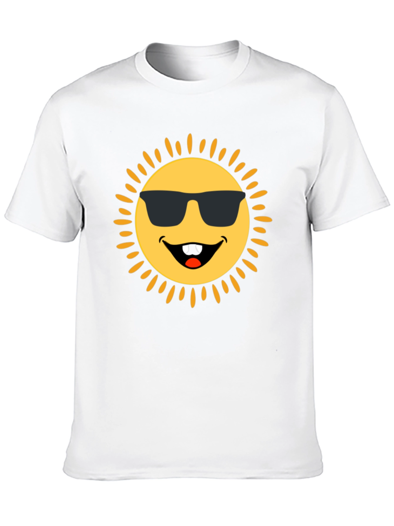 Funny Sun Face Graphic Tee