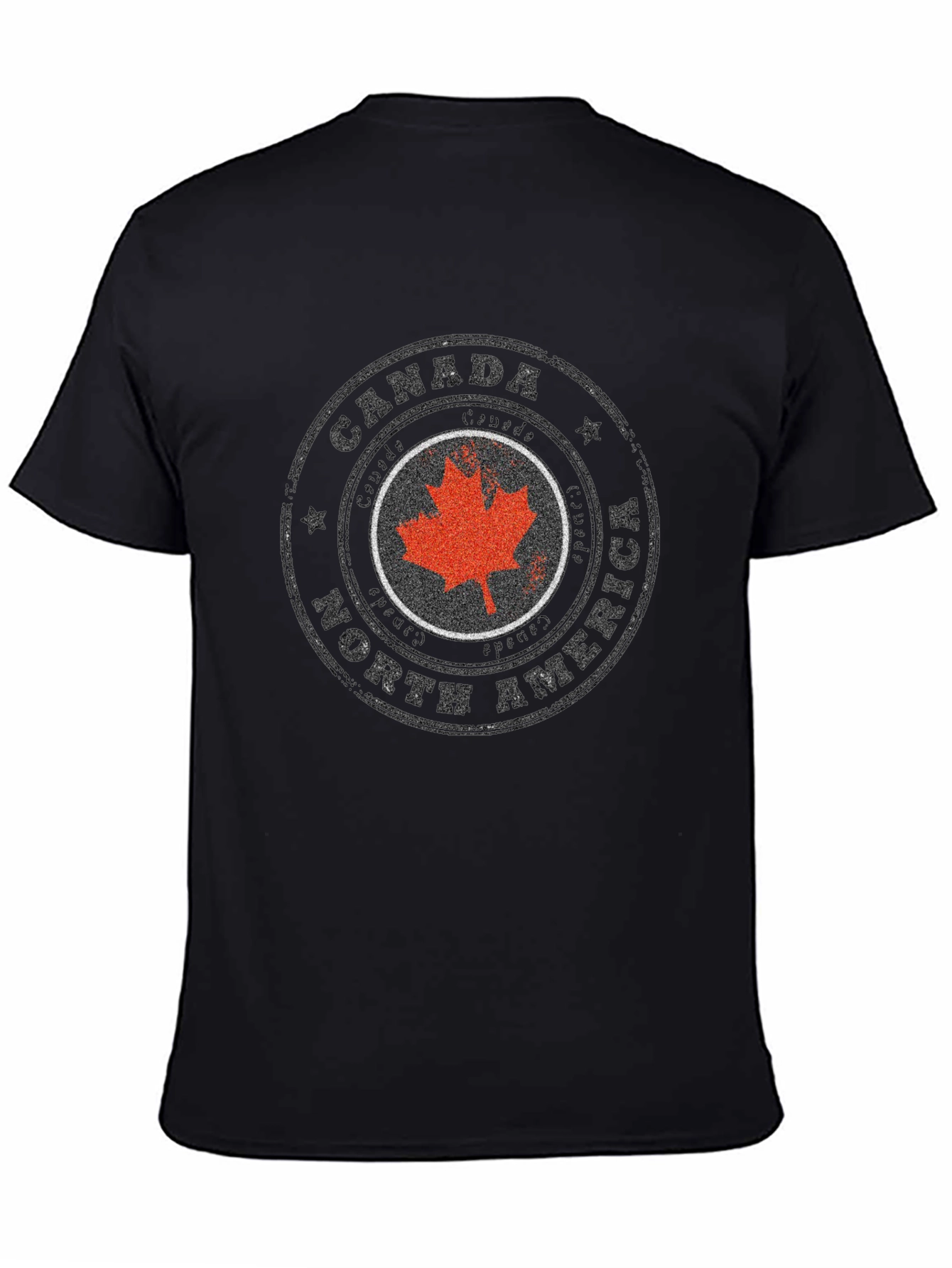 Canada North America Maple Leaf Stamp T-Shirt