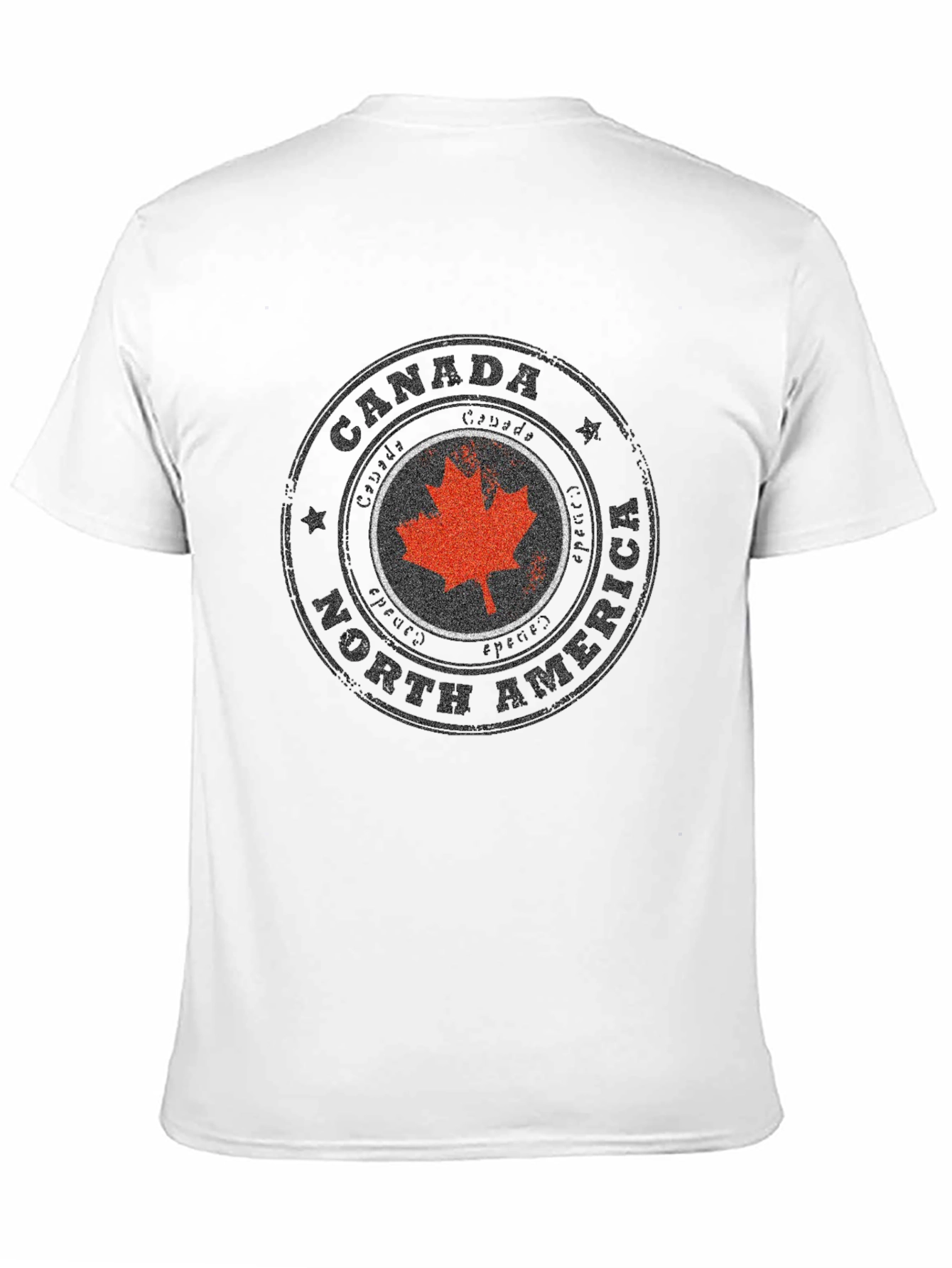 Canada North America Maple Leaf Stamp T-Shirt