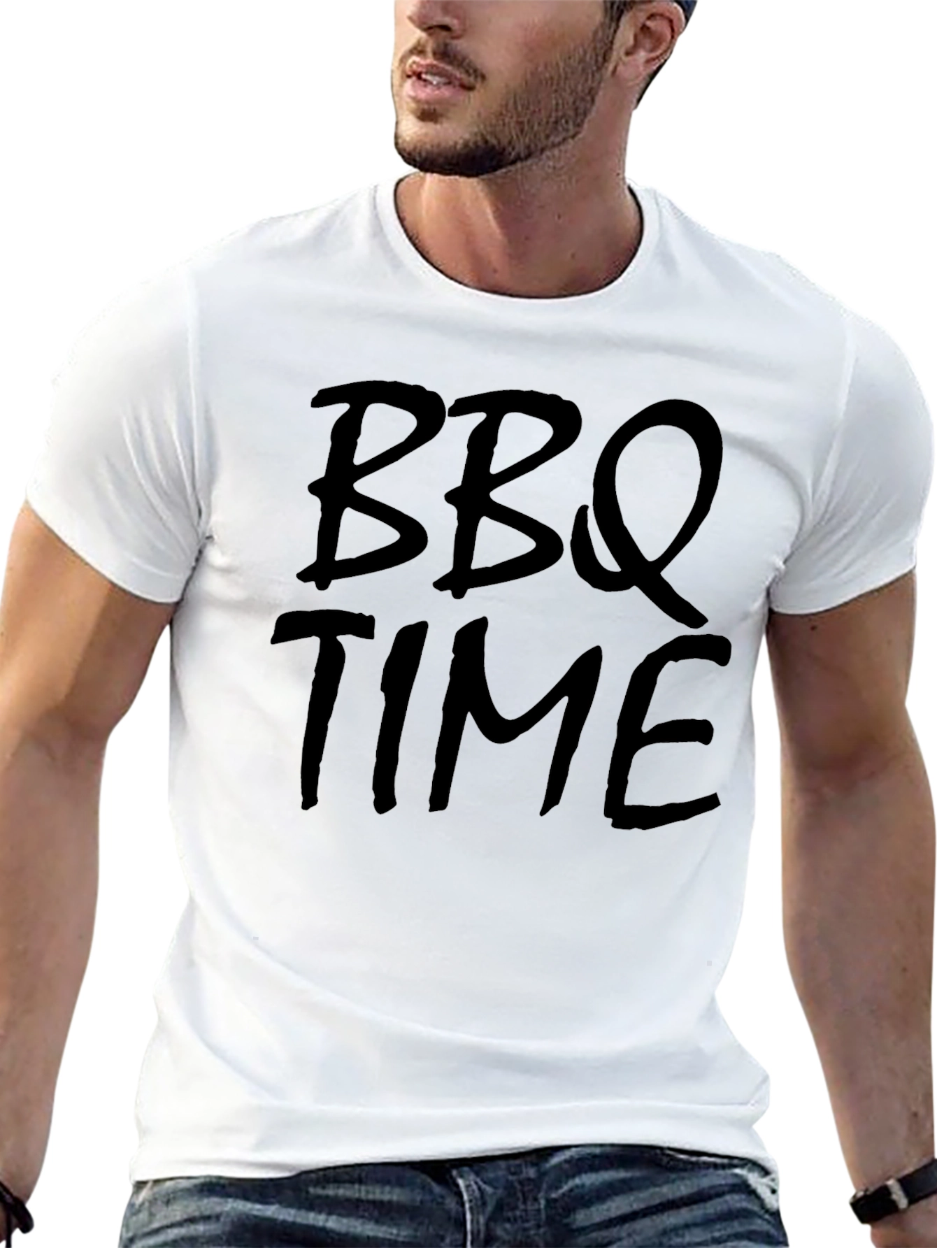 BBQ Time Black T-Shirt - Casual Wear