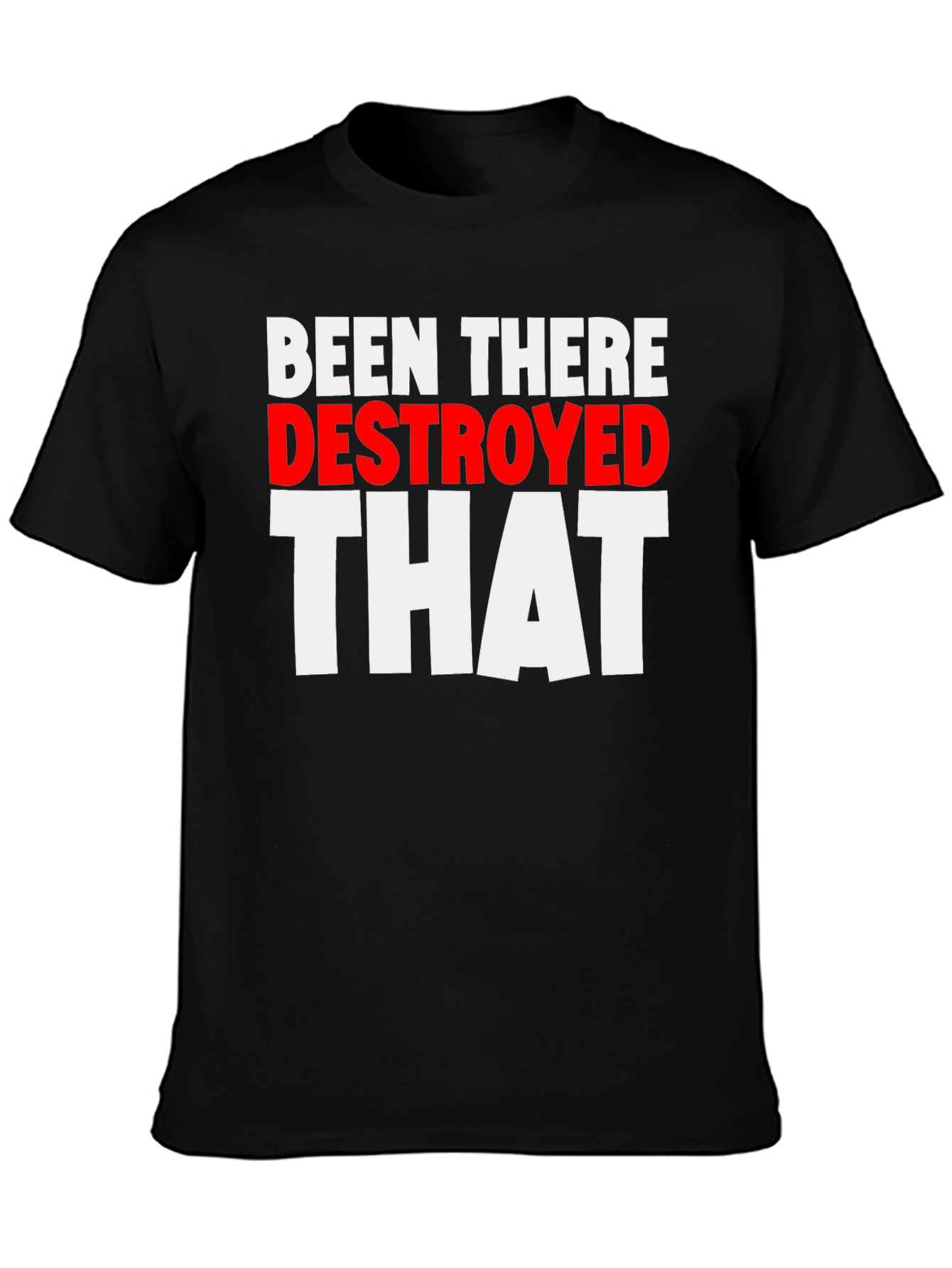 Been There Destroyed That Funny Slogan Tee