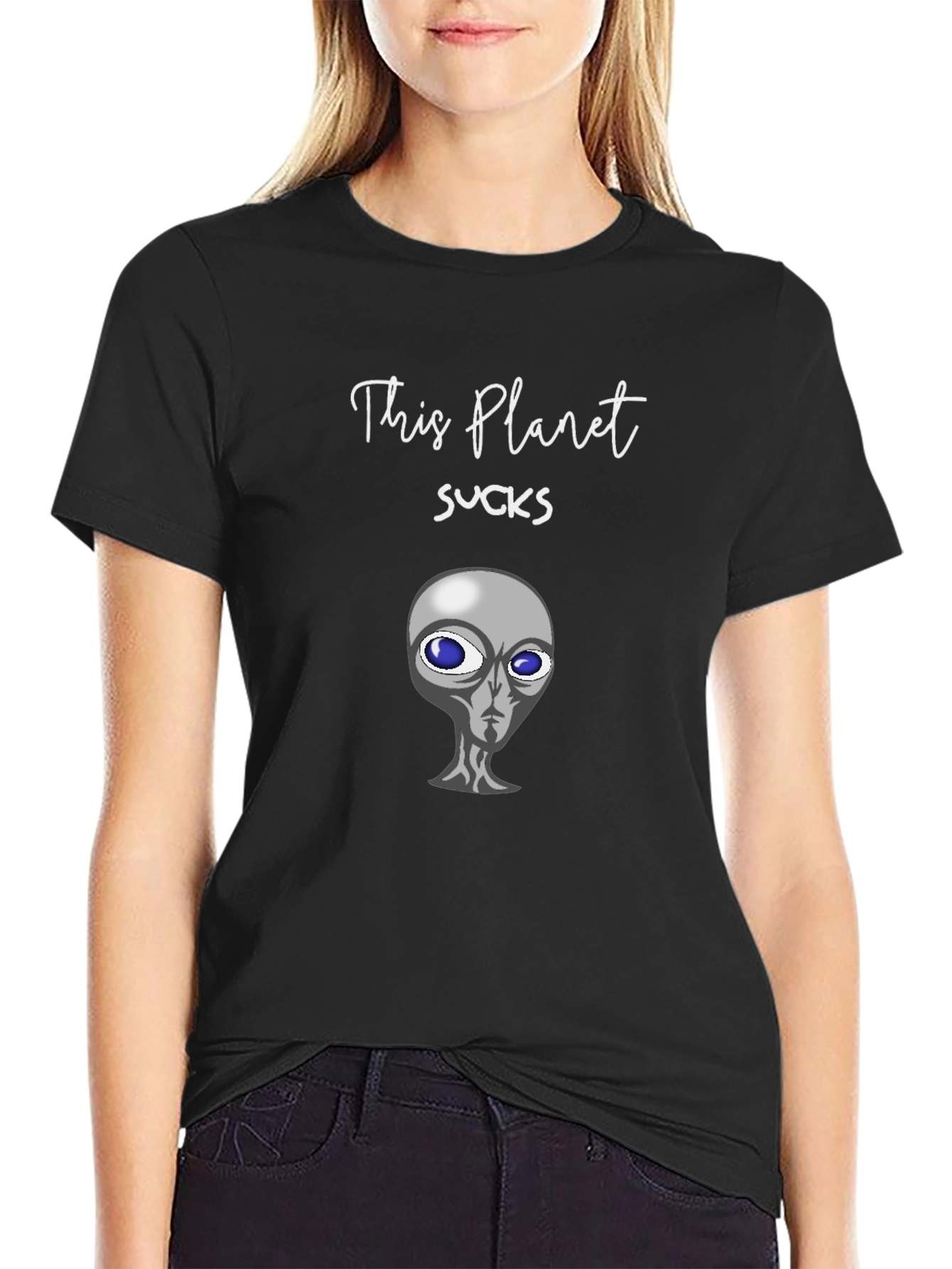 This Planet Sucks Alien T-Shirt