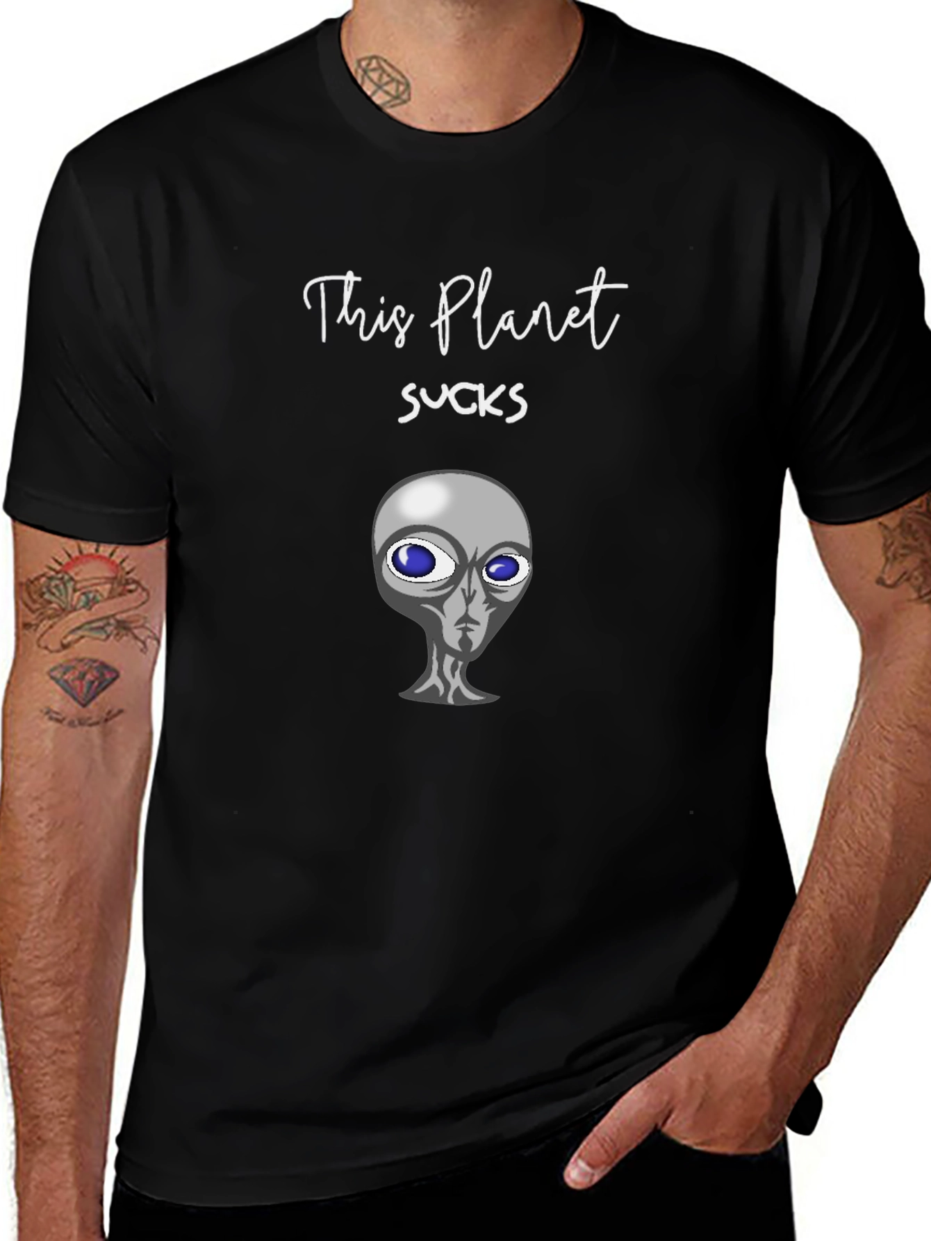 This Planet Sucks Alien T-Shirt