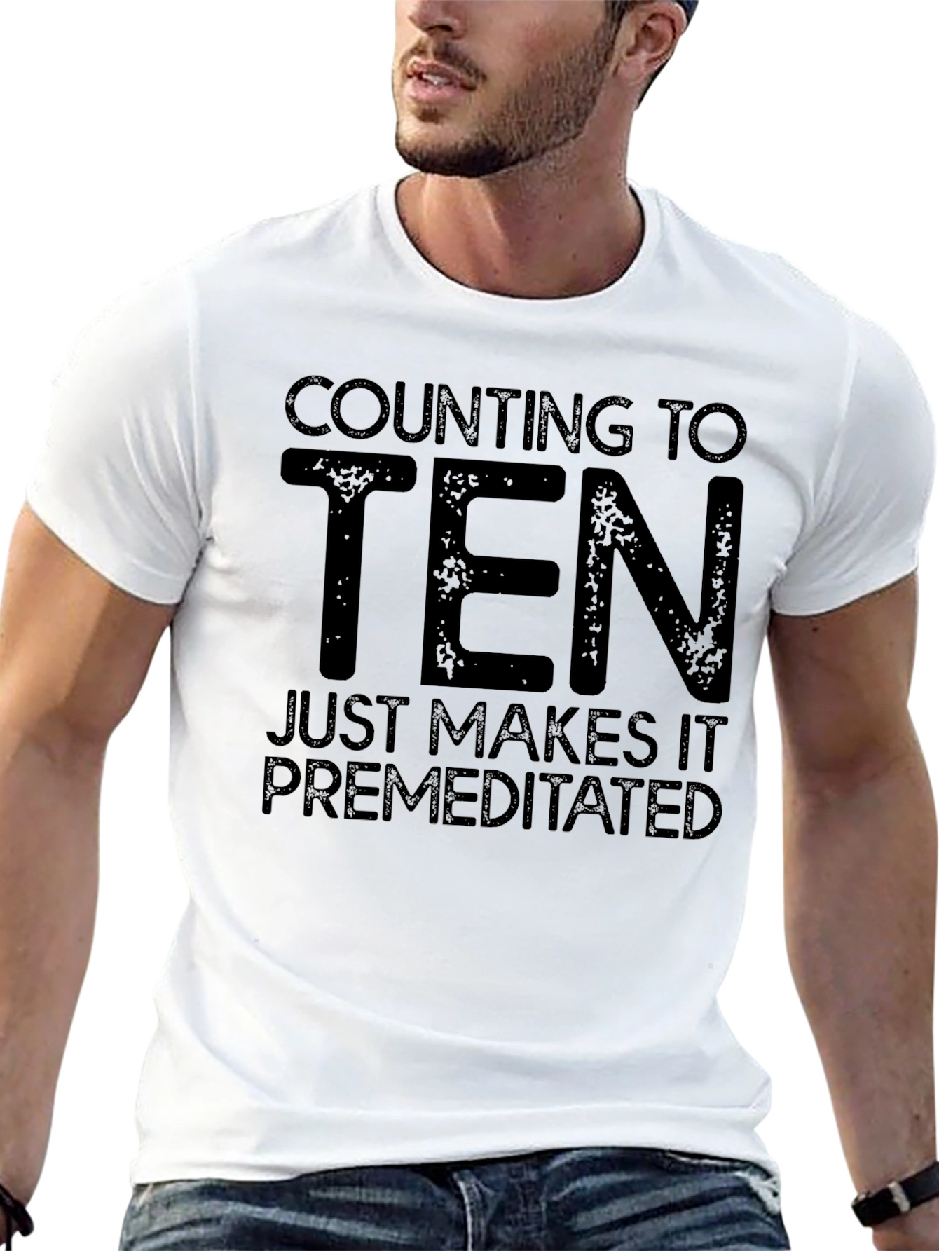 Counting to Ten Sarcastic Graphic Tee
