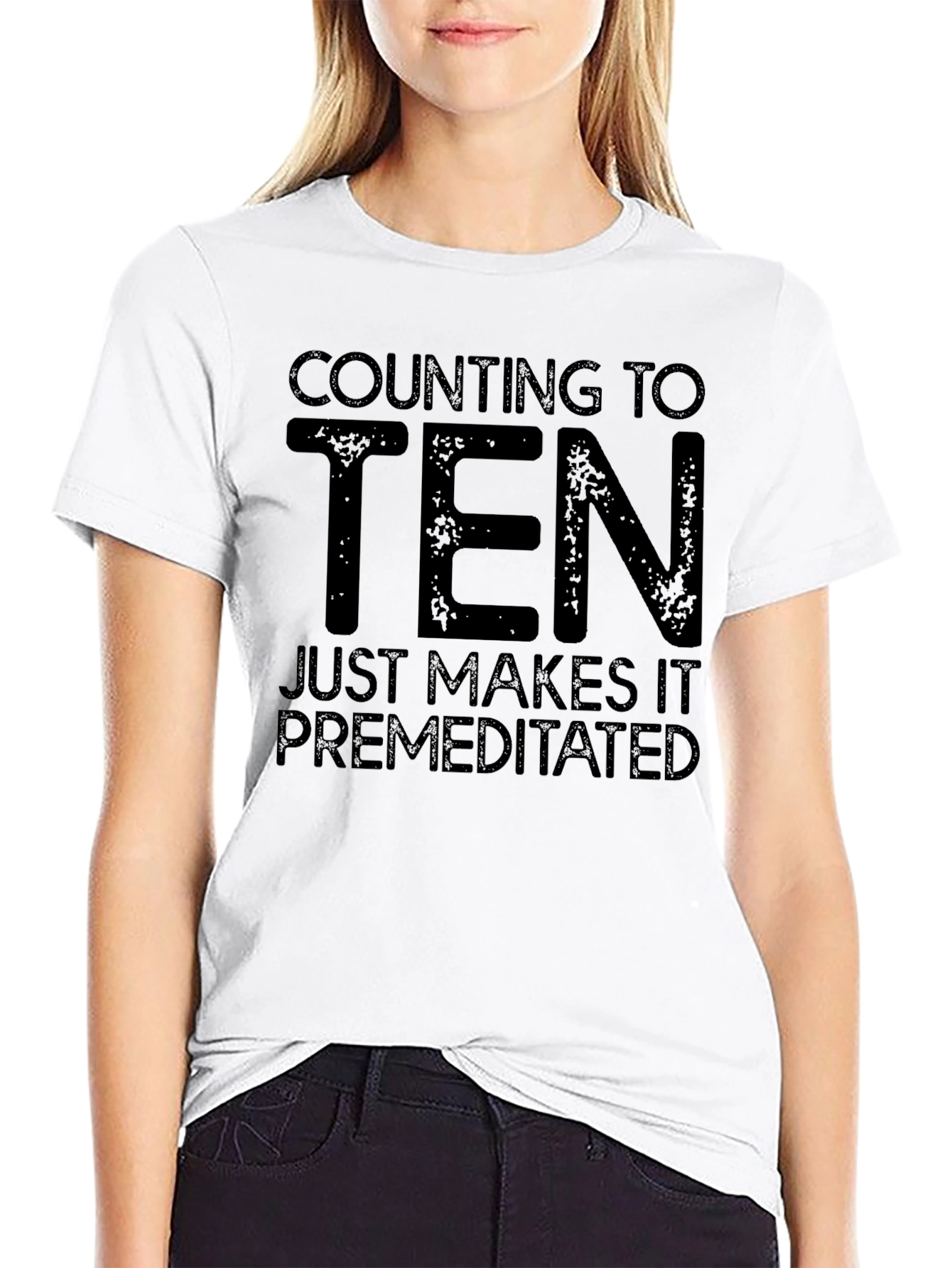 Counting to Ten Sarcastic Graphic Tee
