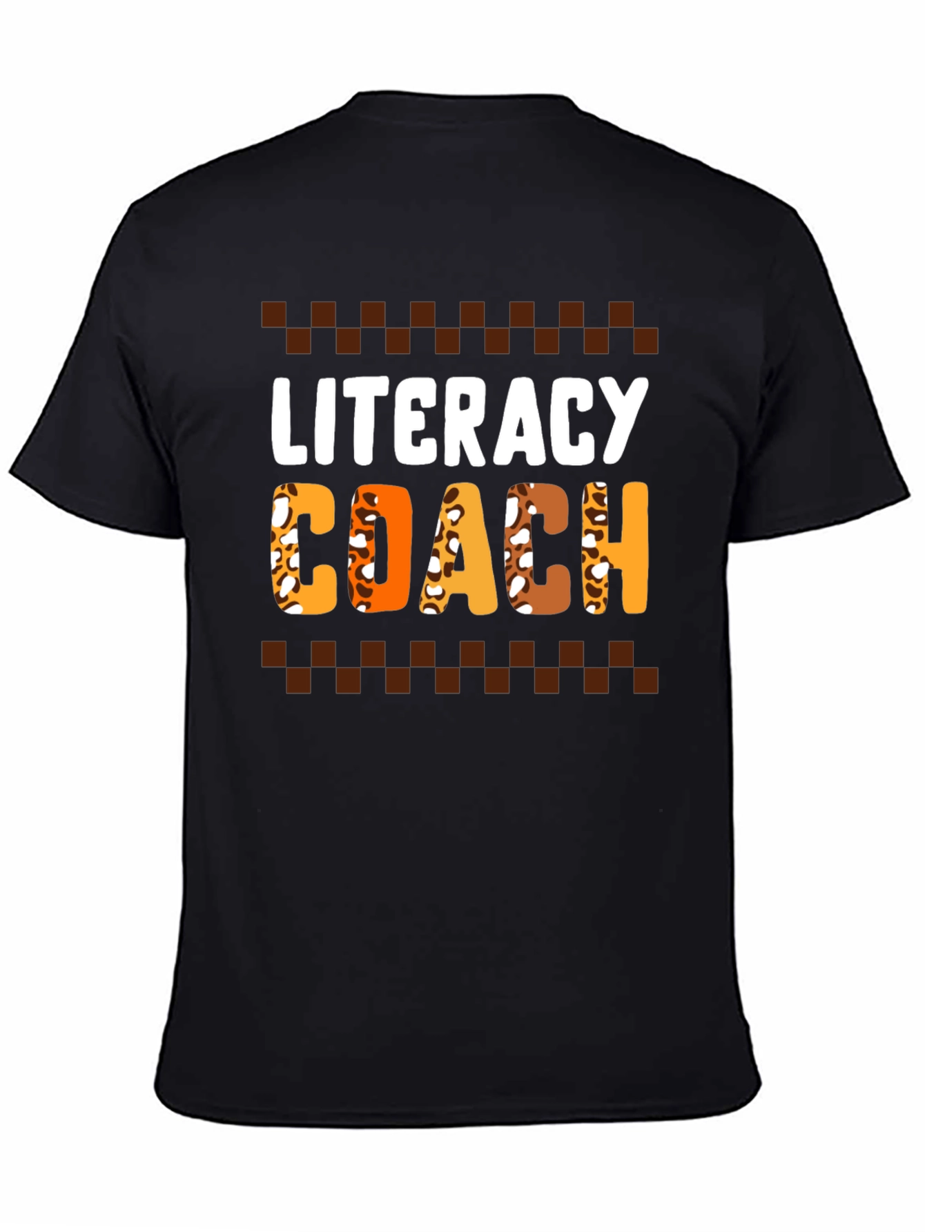 Literacy Coach Leopard Print T-Shirt