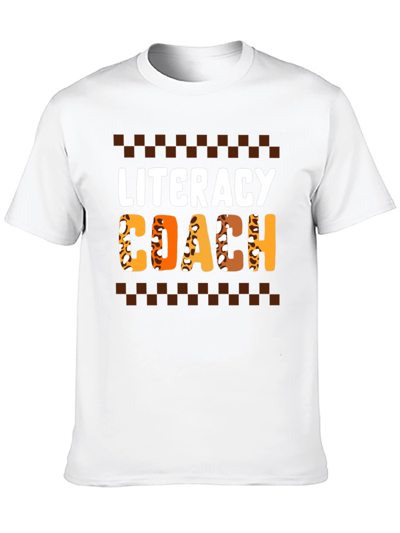 Literacy Coach Leopard Print T-Shirt
