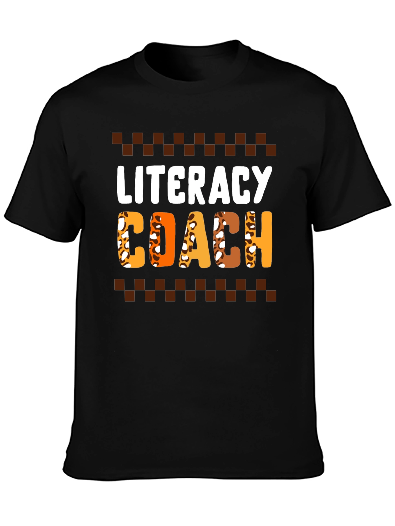 Literacy Coach Leopard Print T-Shirt