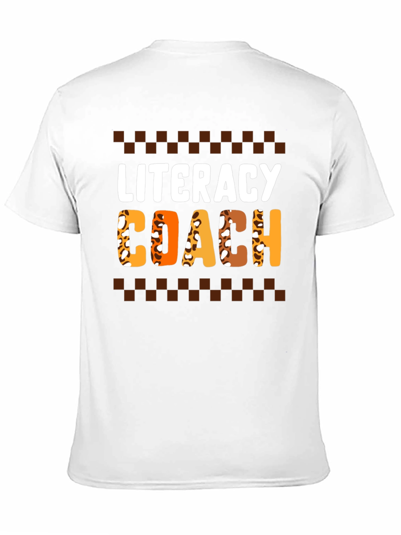 Literacy Coach Leopard Print T-Shirt
