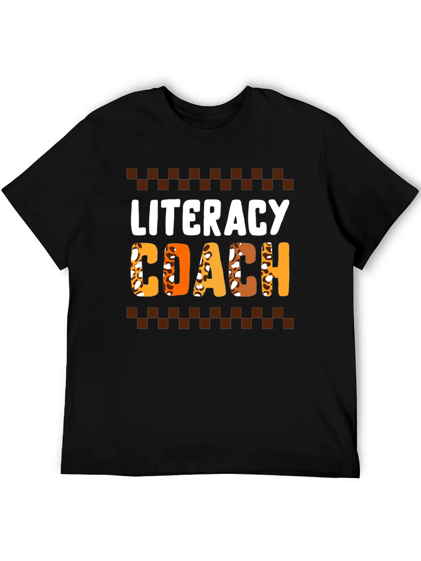 Literacy Coach Leopard Print T-Shirt