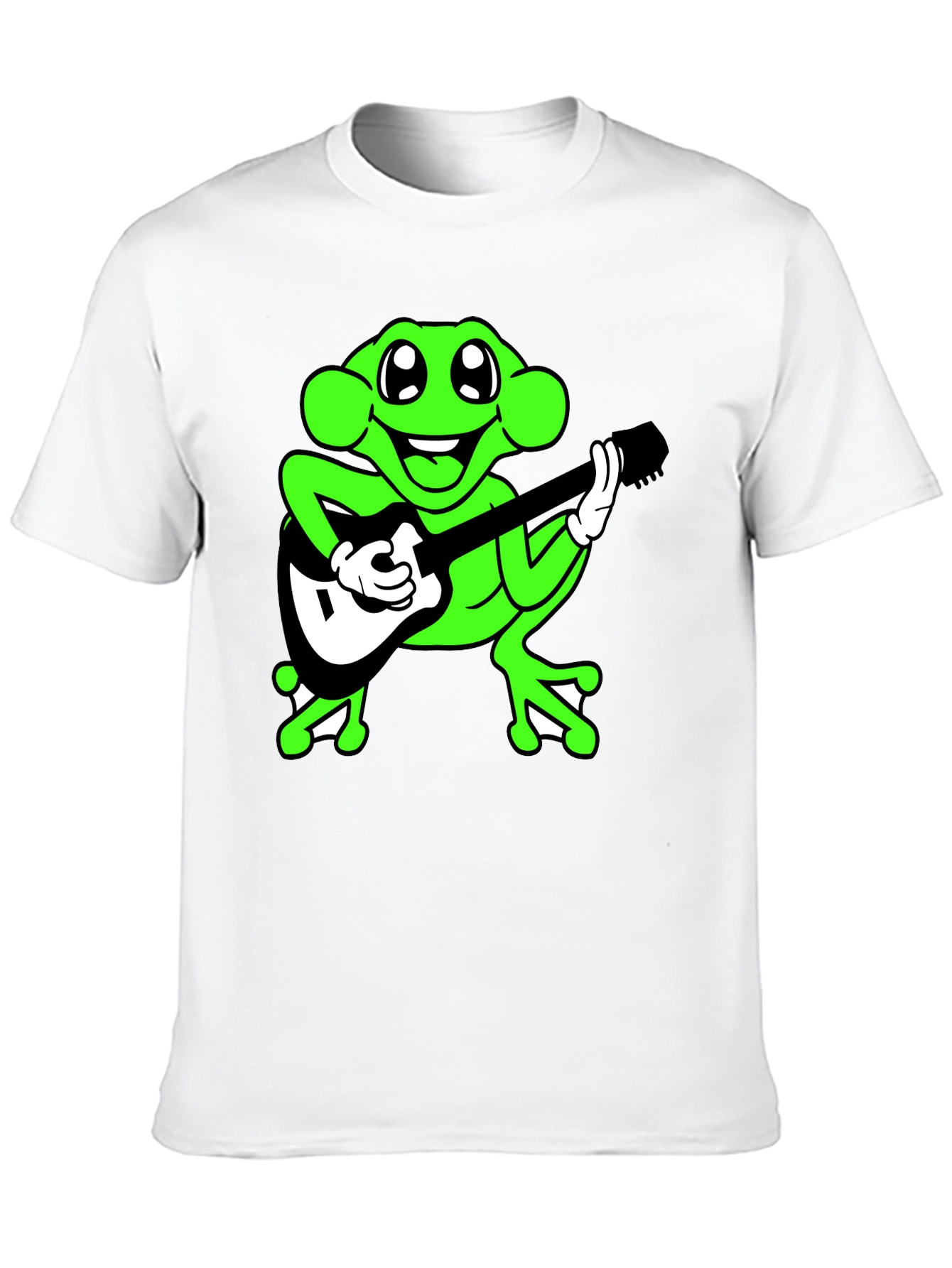 Frog Guitarist Graphic Tee - Cool & Quirky!