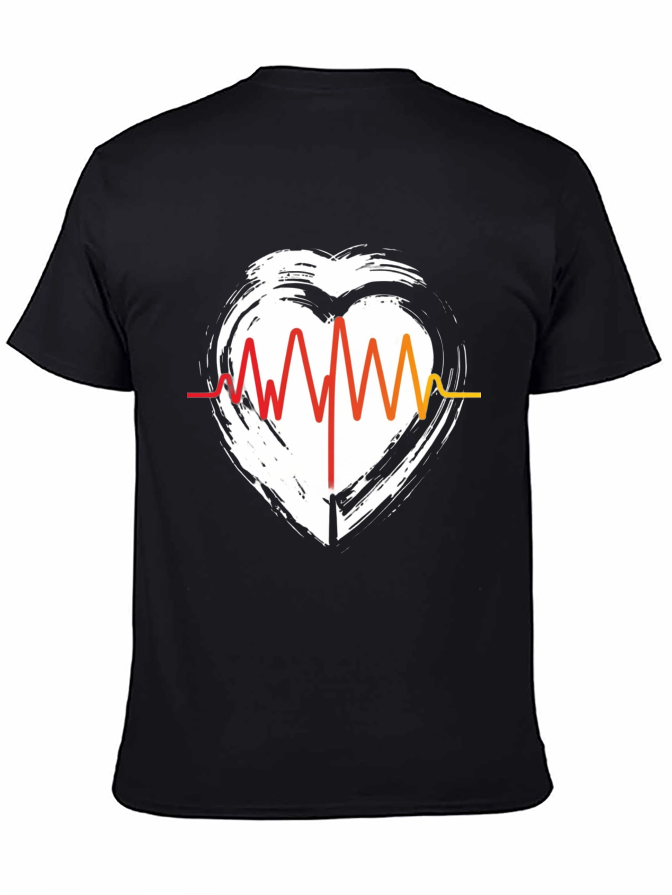 Heartbeat Graphic Tee - Stylish Casual Comfort